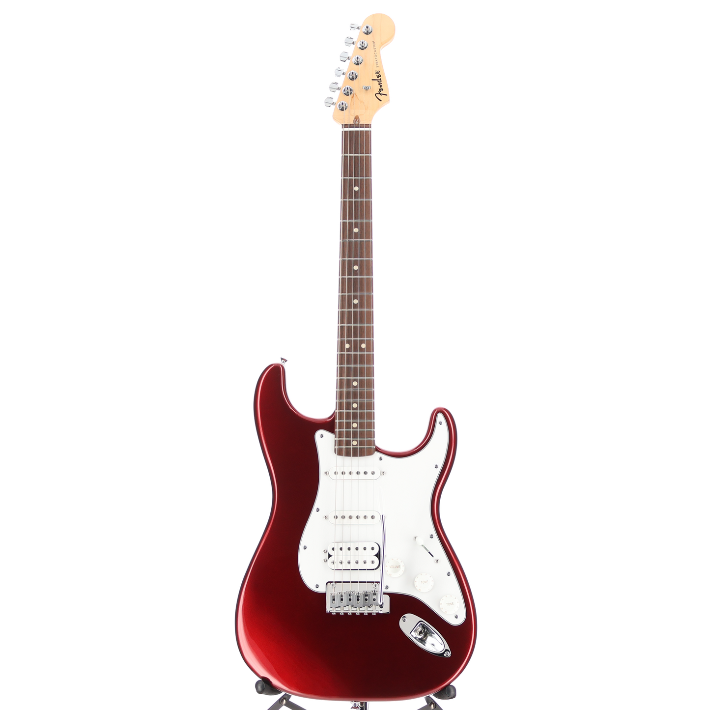 Fender Standard Stratocaster HSS, Laurel Fingerboard, White Pickguard, Candy Cola (Y8) (00432)