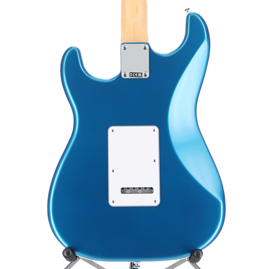 Fender Standard Stratocaster HSS, White Pickguard, Aqua Marine Metallic, Plays Great (N2) (08339)