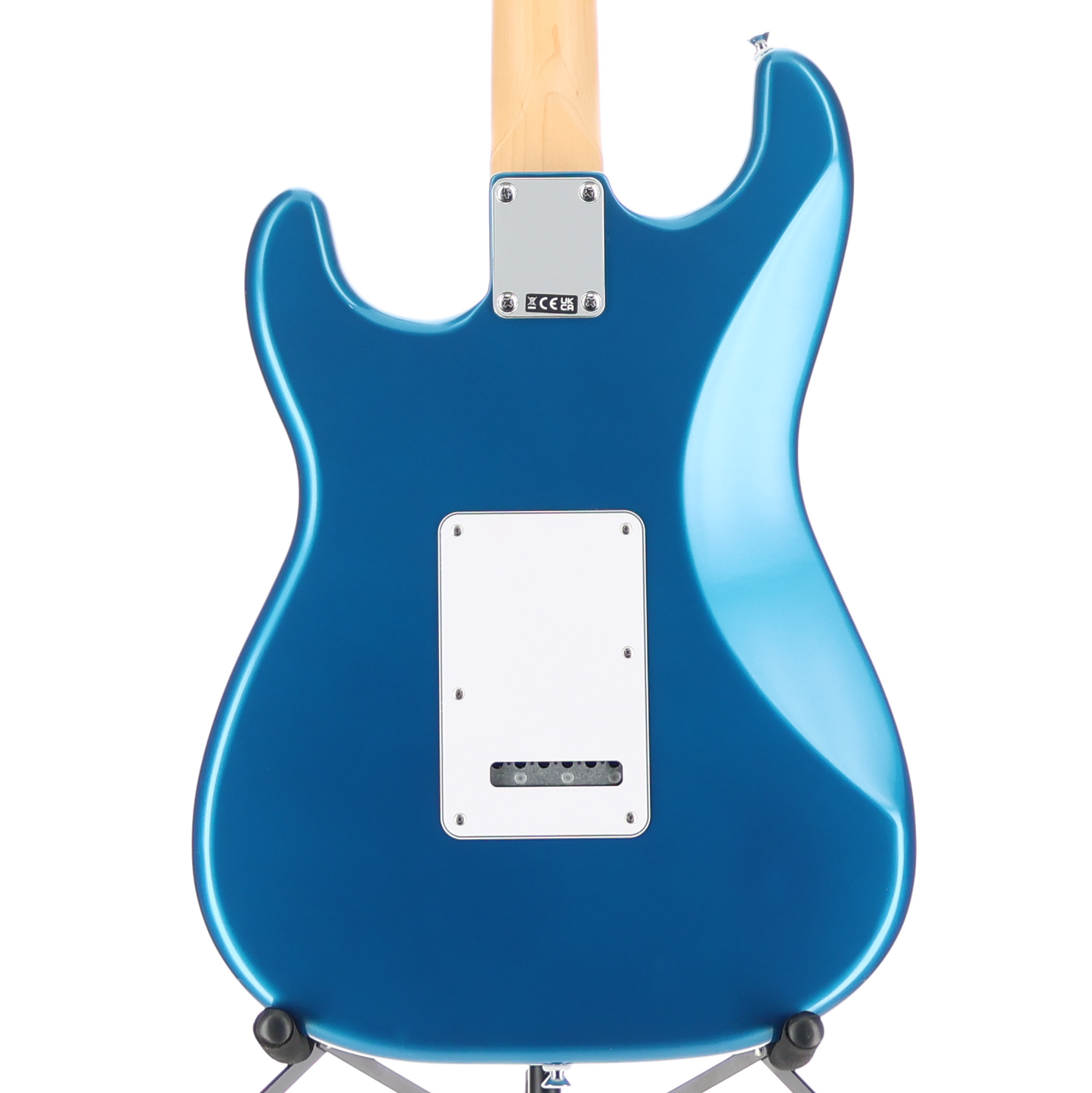 Fender Standard Stratocaster HSS, White Pickguard, Aqua Marine Metallic, Plays Great (N2) (08339)