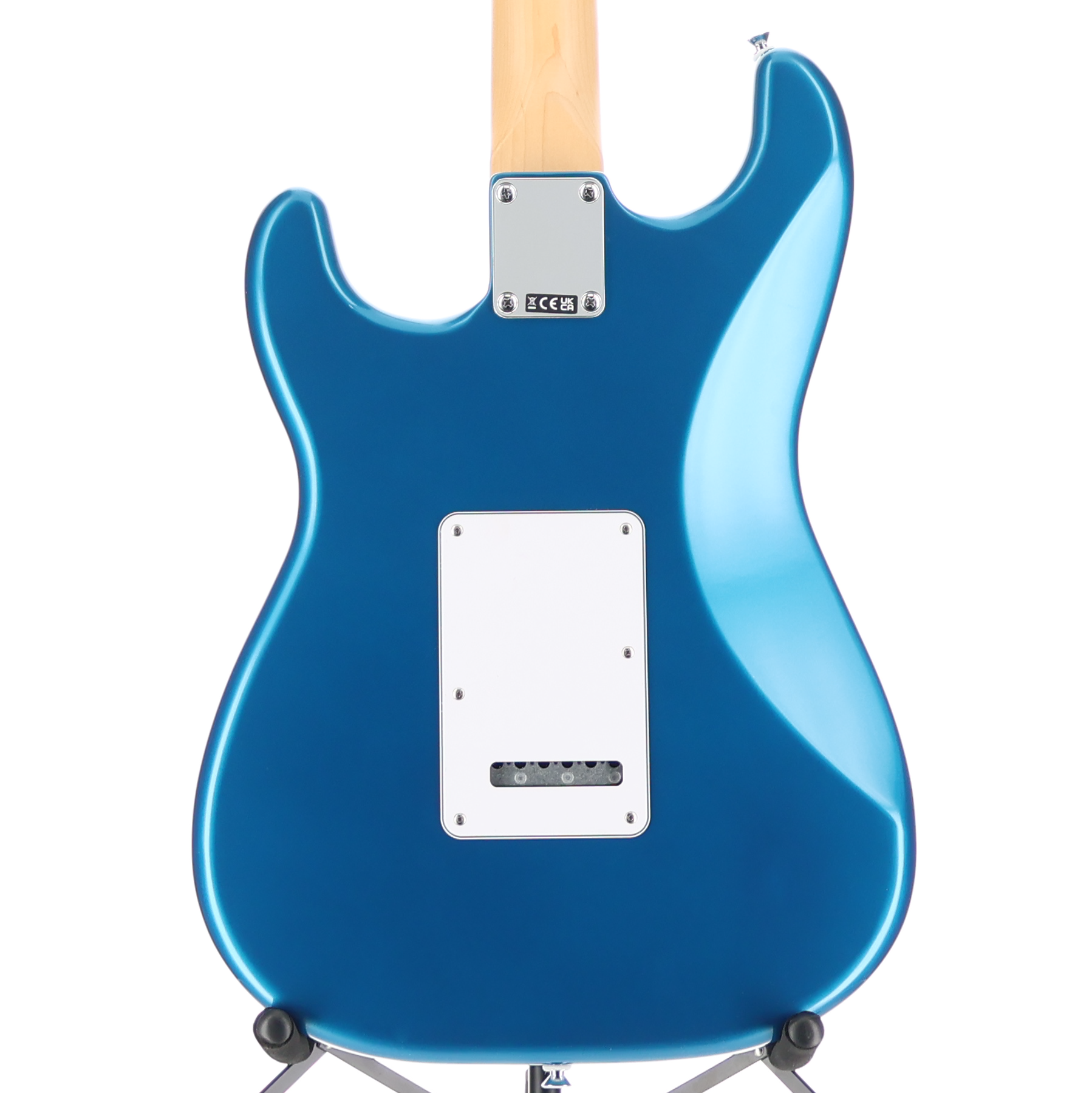 Fender Standard Stratocaster HSS, White Pickguard, Aqua Marine Metallic, Plays Great (N2) (08339)