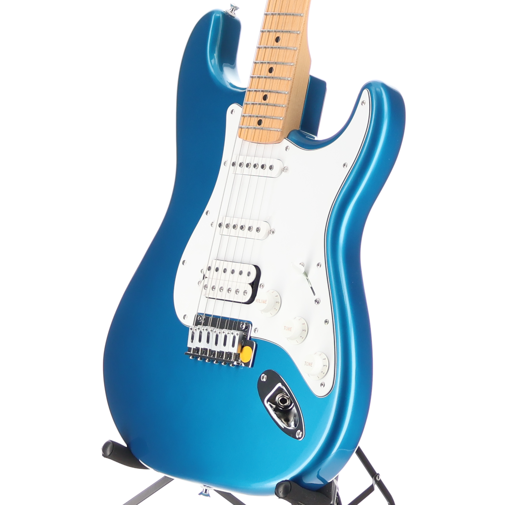 Fender Standard Stratocaster HSS, White Pickguard, Aqua Marine Metallic, Plays Great (N2) (08339)