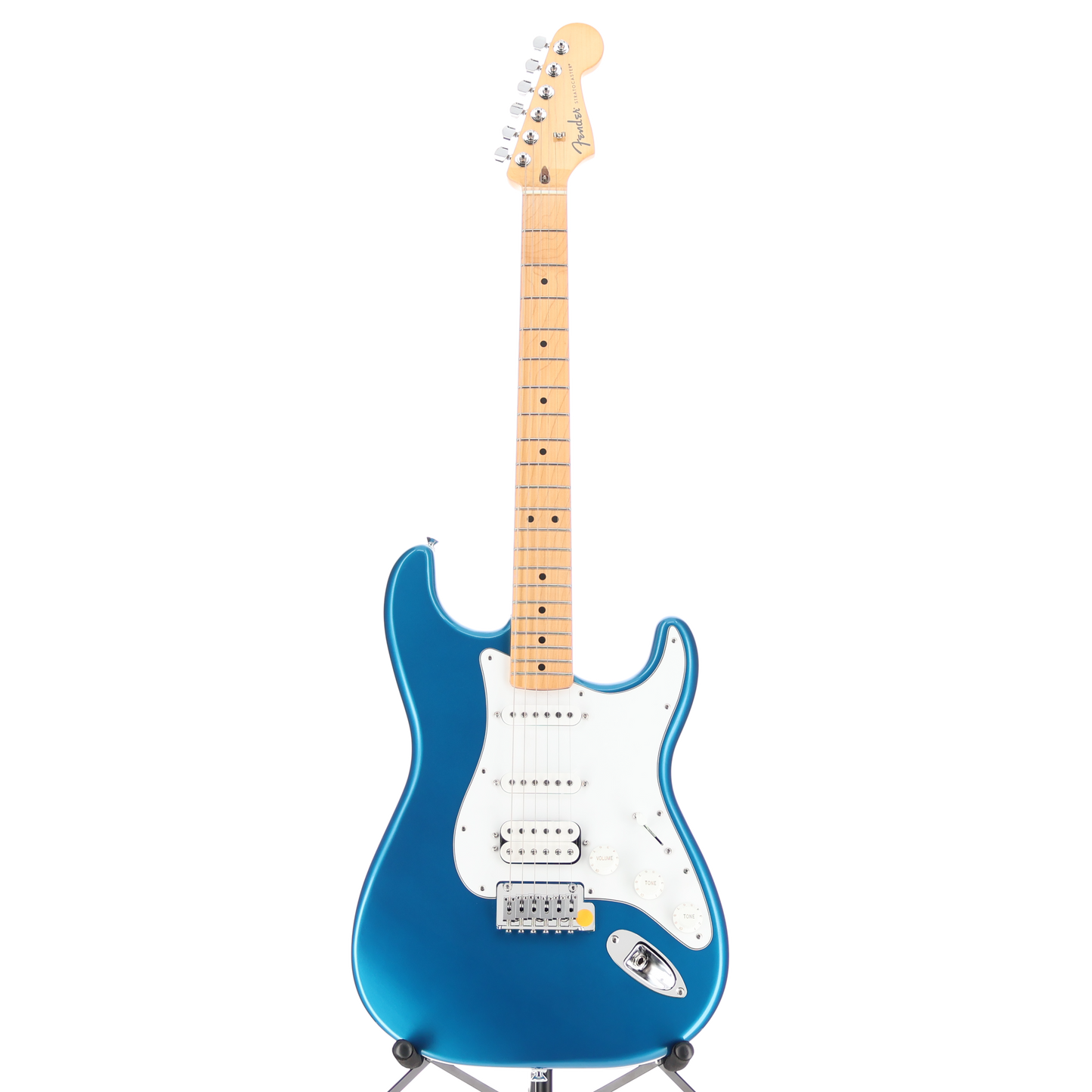 Fender Standard Stratocaster HSS, White Pickguard, Aqua Marine Metallic, Plays Great (N2) (08339)
