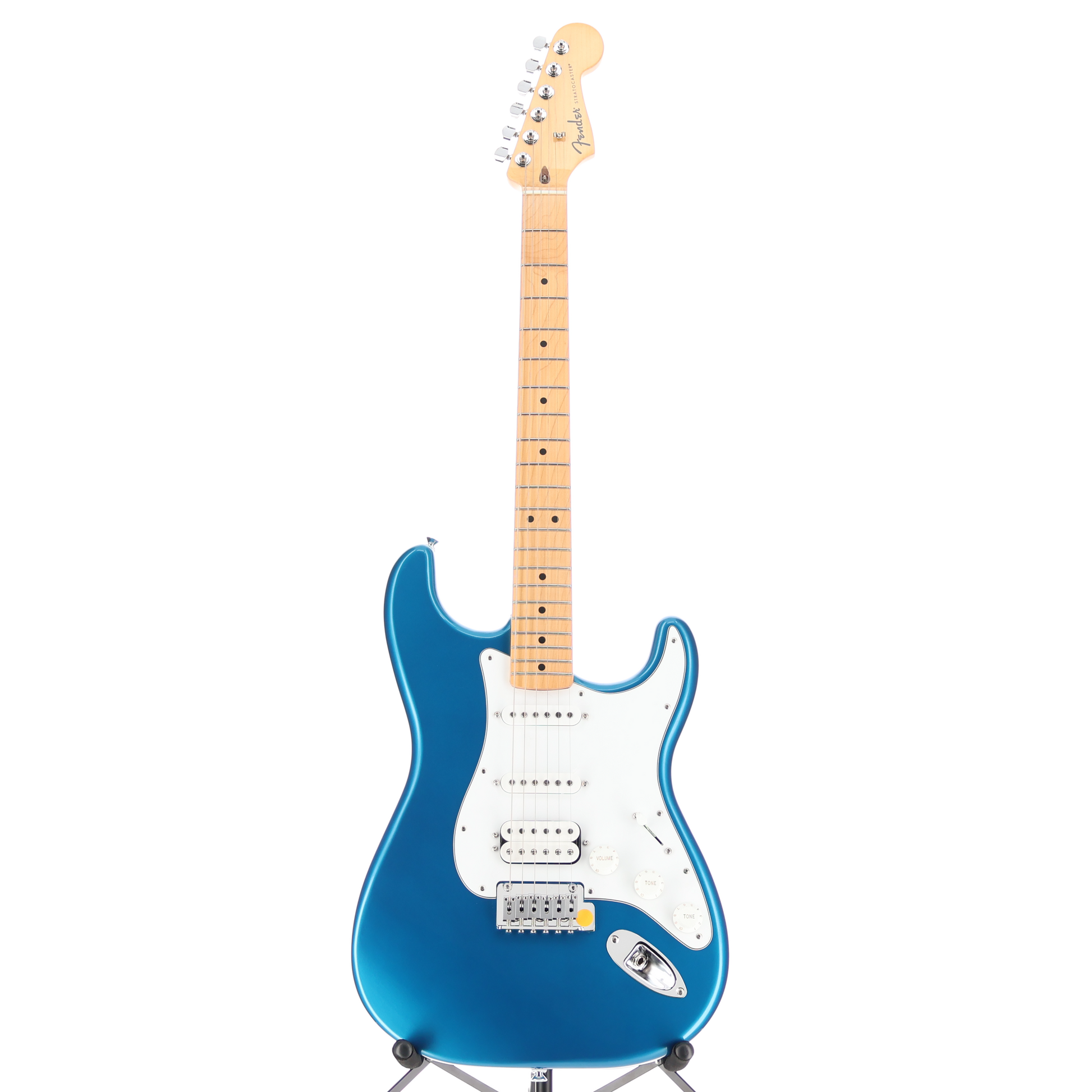 Fender Standard Stratocaster HSS, White Pickguard, Aqua Marine Metallic, Plays Great (N2) (08339)