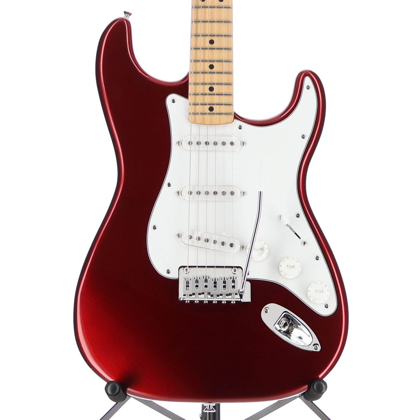 Fender Standard Stratocaster, Maple Fingerboard, Candy Cola, Plays Great (U5) (03282)