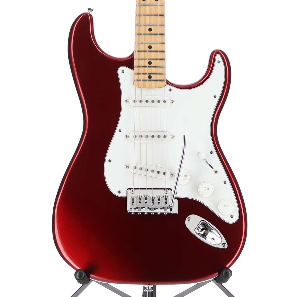 Fender Standard Stratocaster, Maple Fingerboard, Candy Cola, Plays Great (U5) (03282)