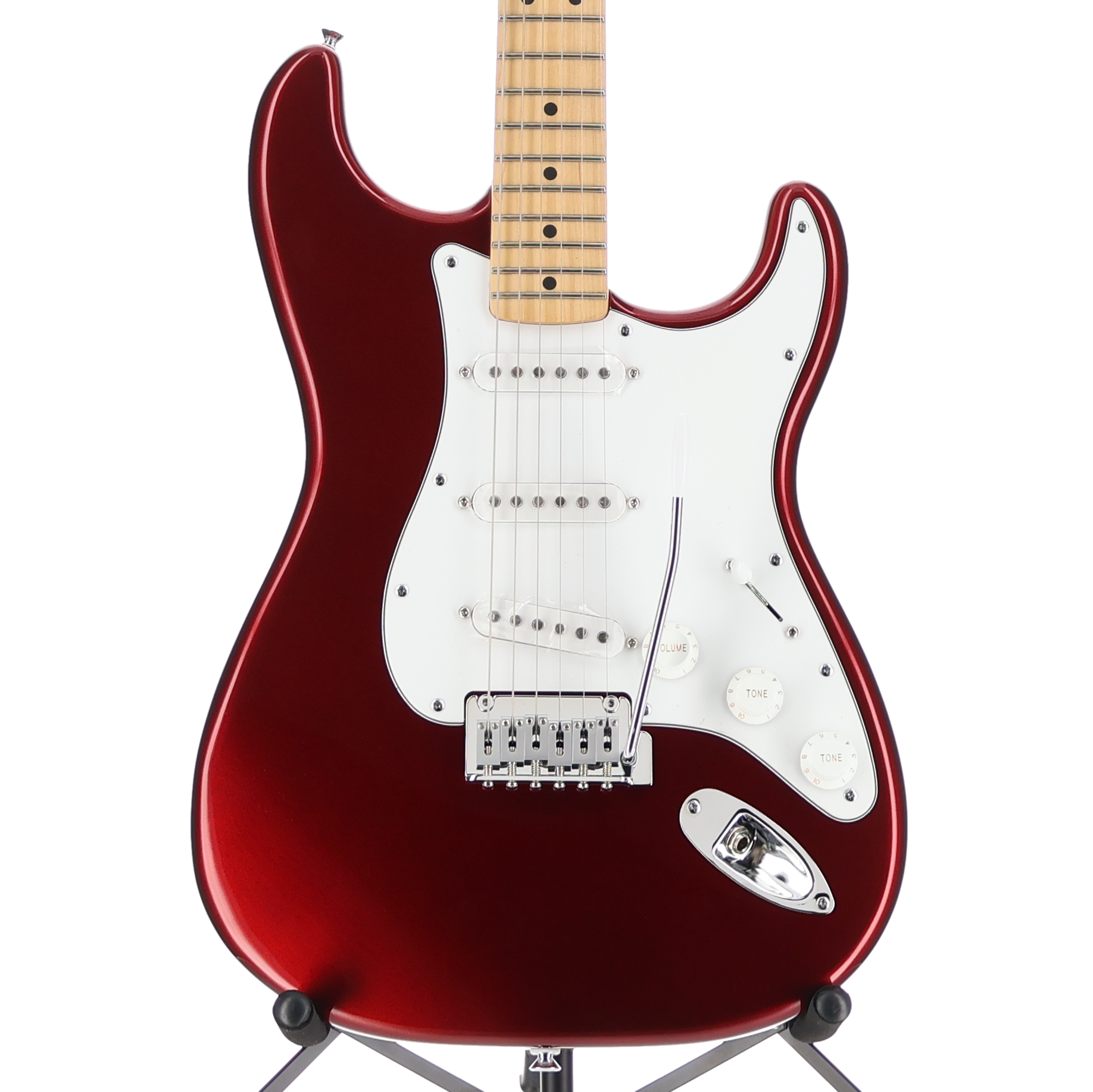 Fender Standard Stratocaster, Maple Fingerboard, Candy Cola, Plays Great (U5) (03282)
