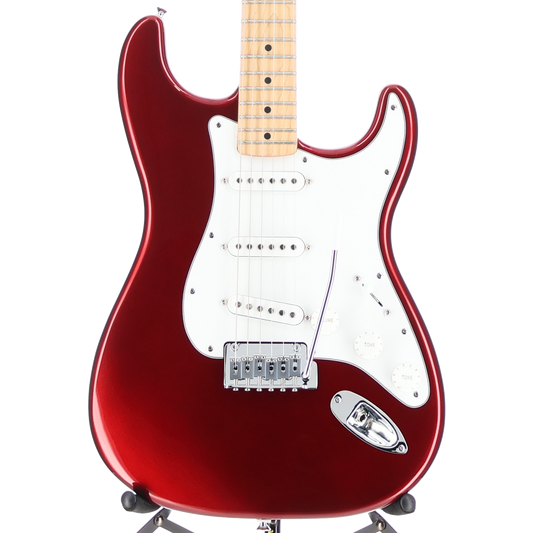 Fender Standard Stratocaster, Maple Fingerboard, White Pickguard, Candy Cola (I9) (02145)