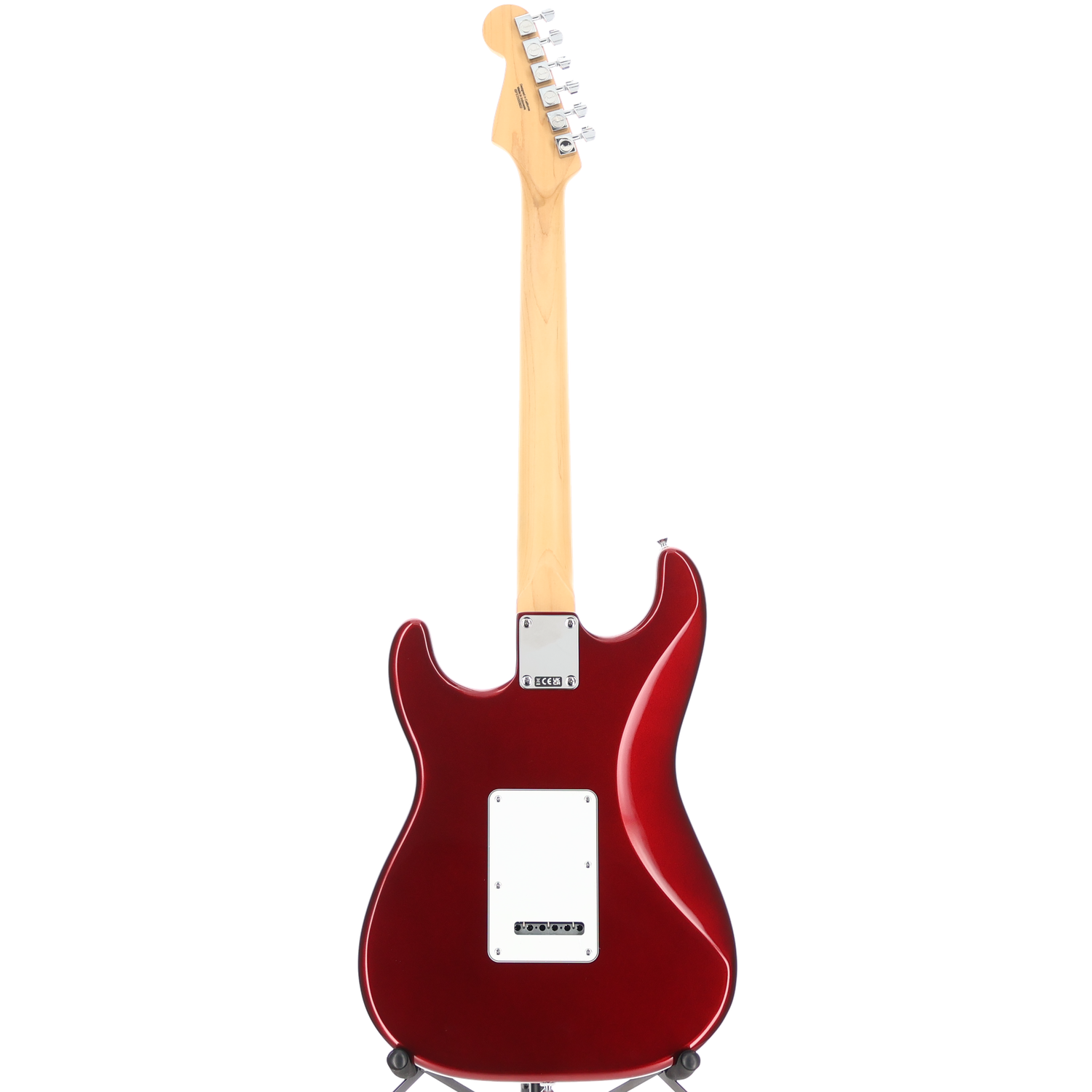 Fender Standard Stratocaster, Maple Fingerboard, White Pickguard, Candy Cola (Q8) (00822)
