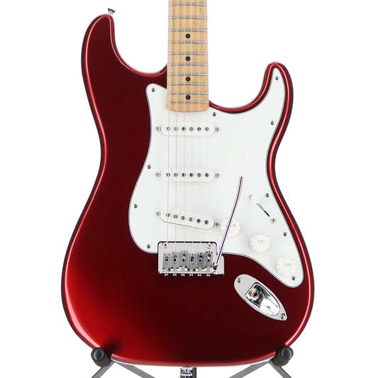 Fender Standard Stratocaster, Maple Fingerboard, White Pickguard, Candy Cola (U1) (00691)