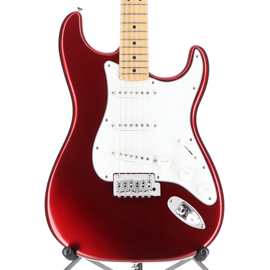 Fender Standard Stratocaster, Maple Fingerboard, White Pickguard, Candy Cola (W12) (00820)