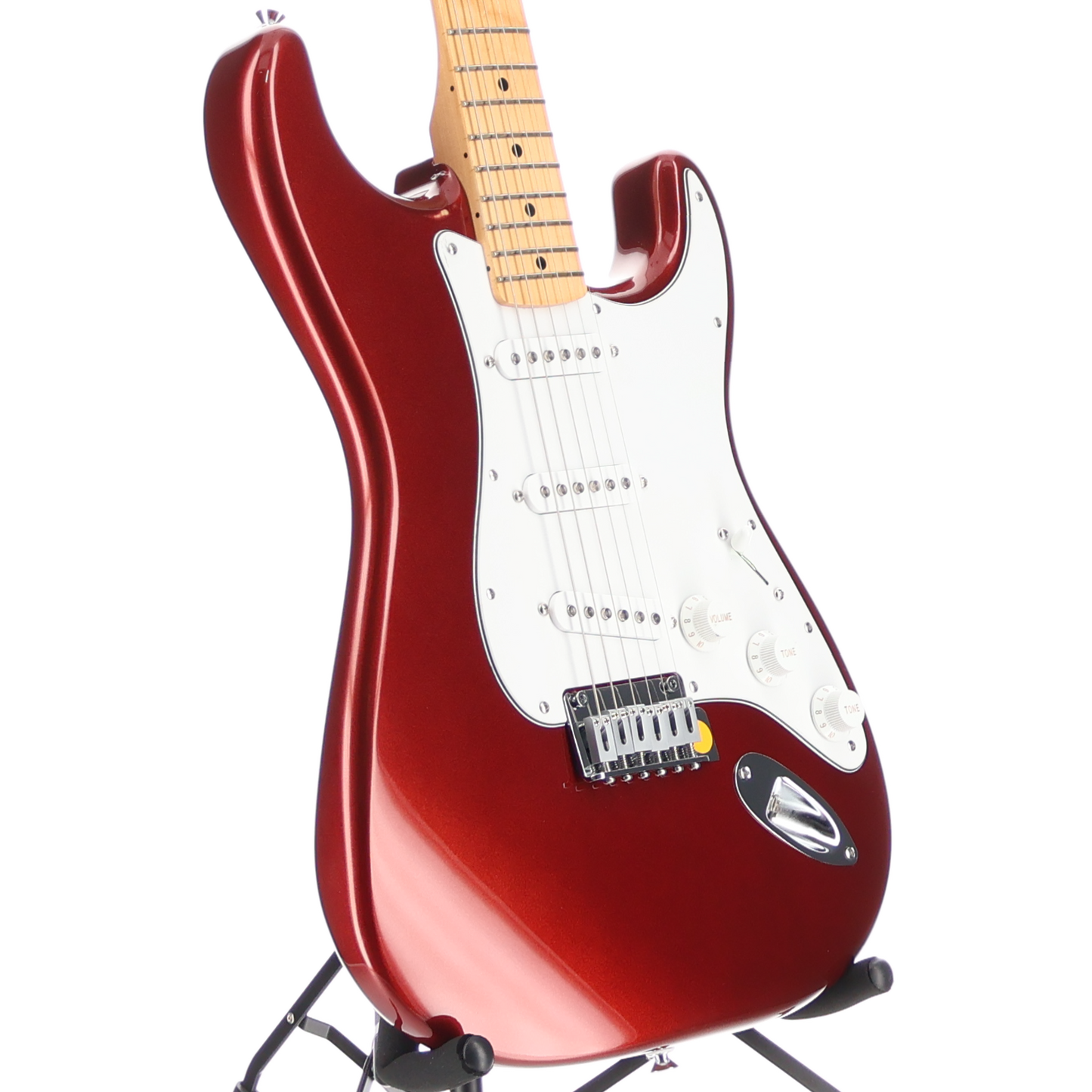 Fender Standard Stratocaster, White Pickguard, Candy Cola, Fully Tested (A10) (05245)