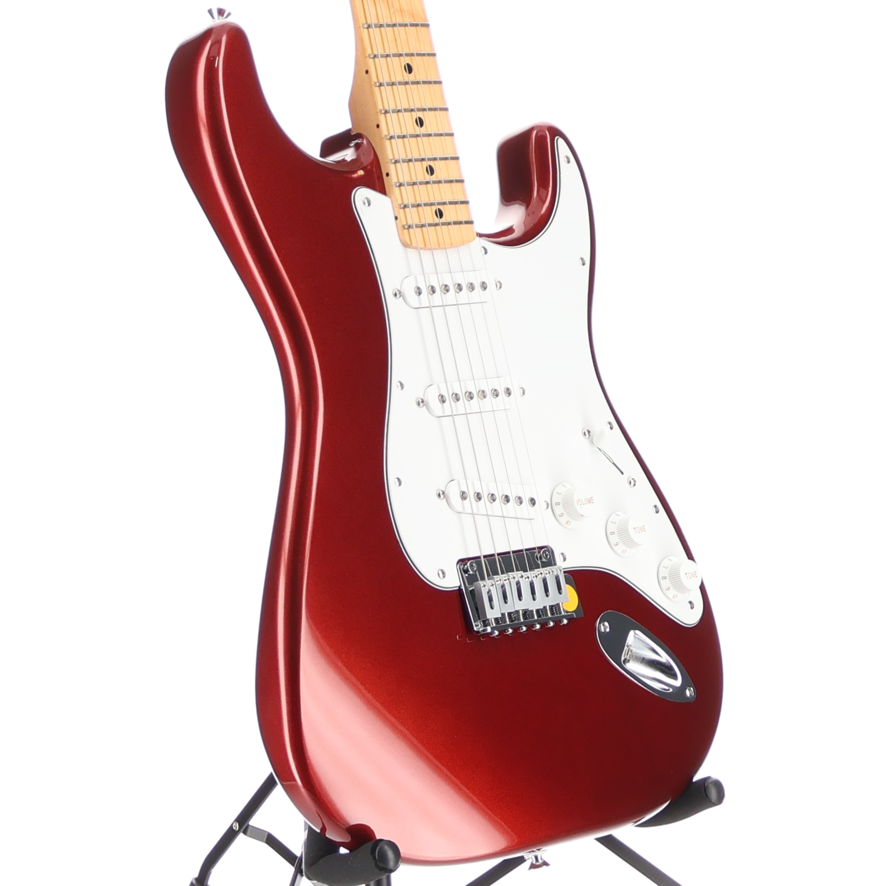 Fender Standard Stratocaster, White Pickguard, Candy Cola, Fully Tested (A10) (05245)