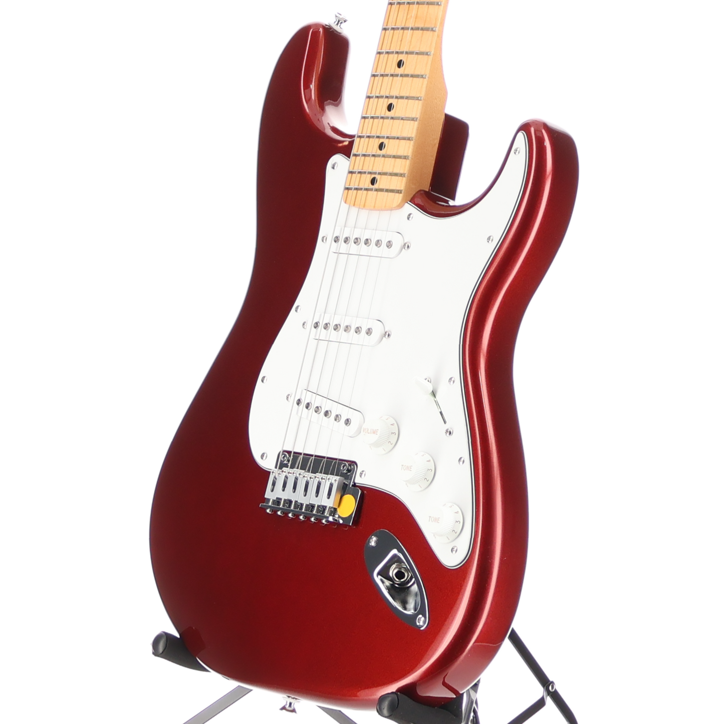 Fender Standard Stratocaster, White Pickguard, Candy Cola, Fully Tested (A10) (05245)