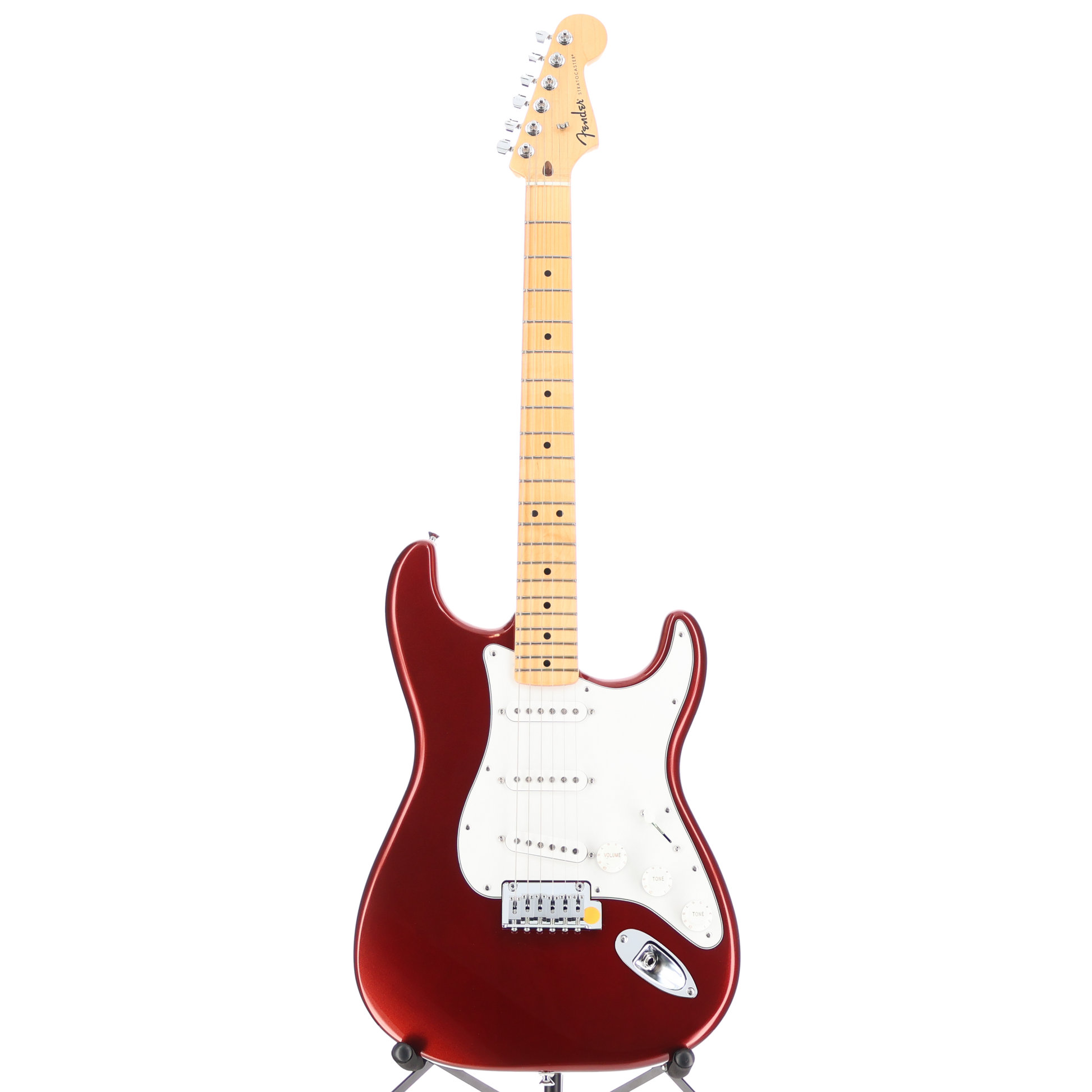 Fender Standard Stratocaster, White Pickguard, Candy Cola, Fully Tested (A10) (05245)