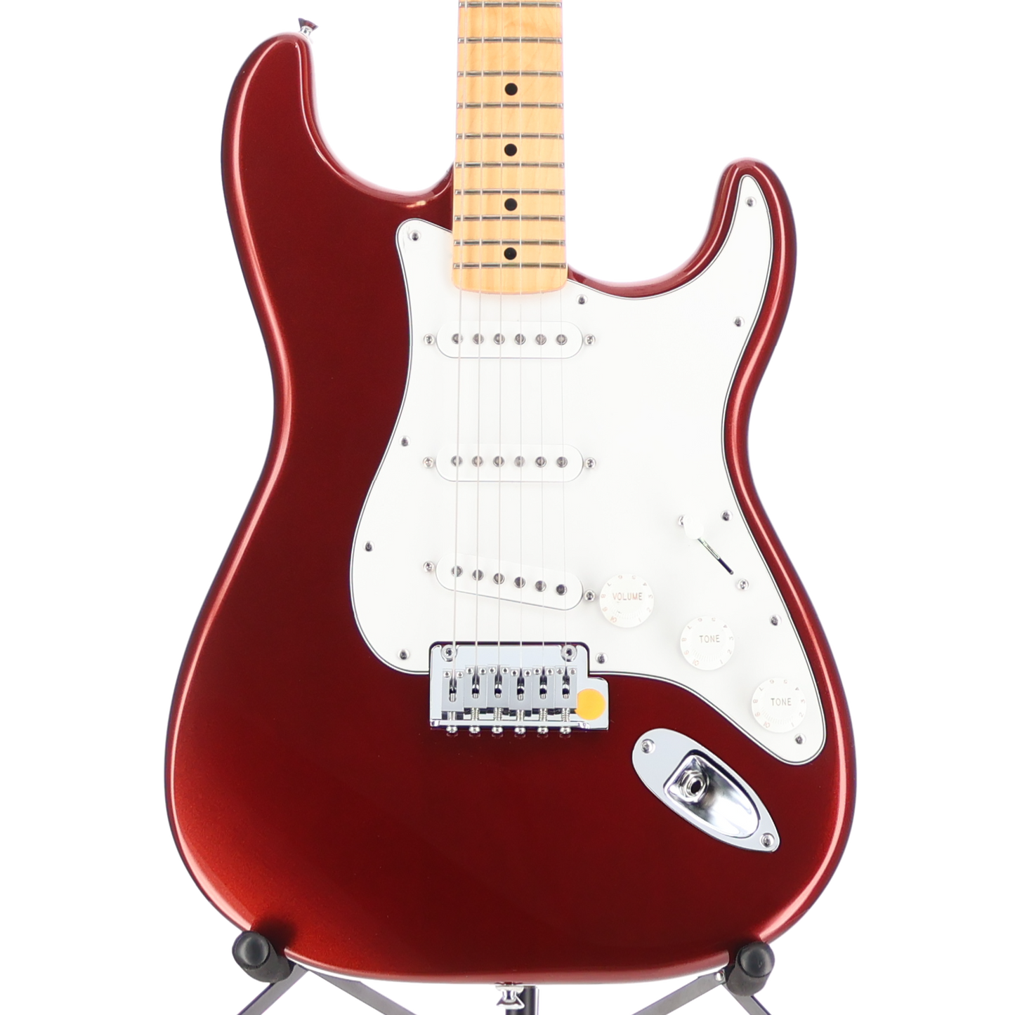 Fender Standard Stratocaster, White Pickguard, Candy Cola, Fully Tested (A10) (05245)