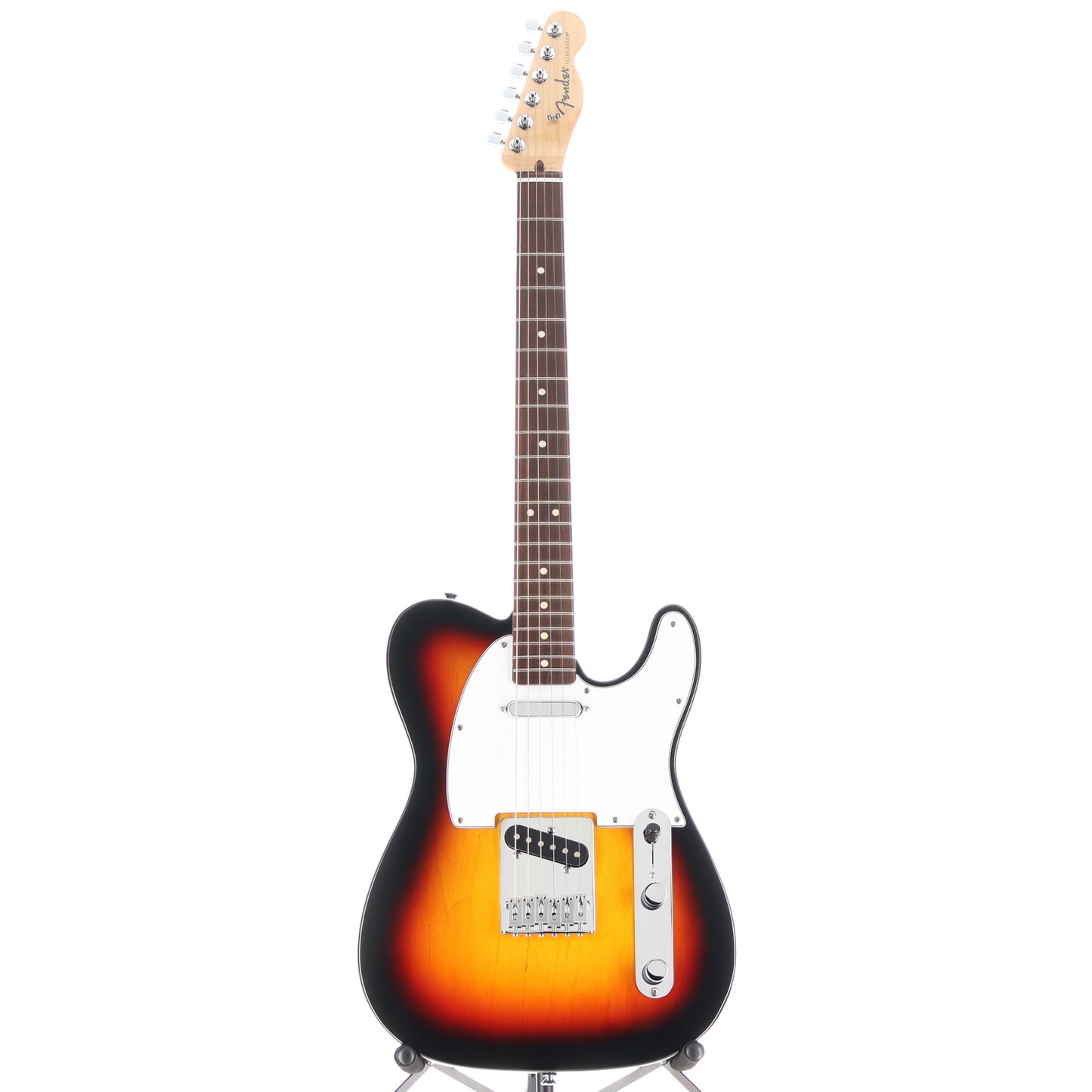 Fender Standard Telecaster, Laurel Fingerboard, White Pickguard, 3-Color Sunburst (O8) (02020)