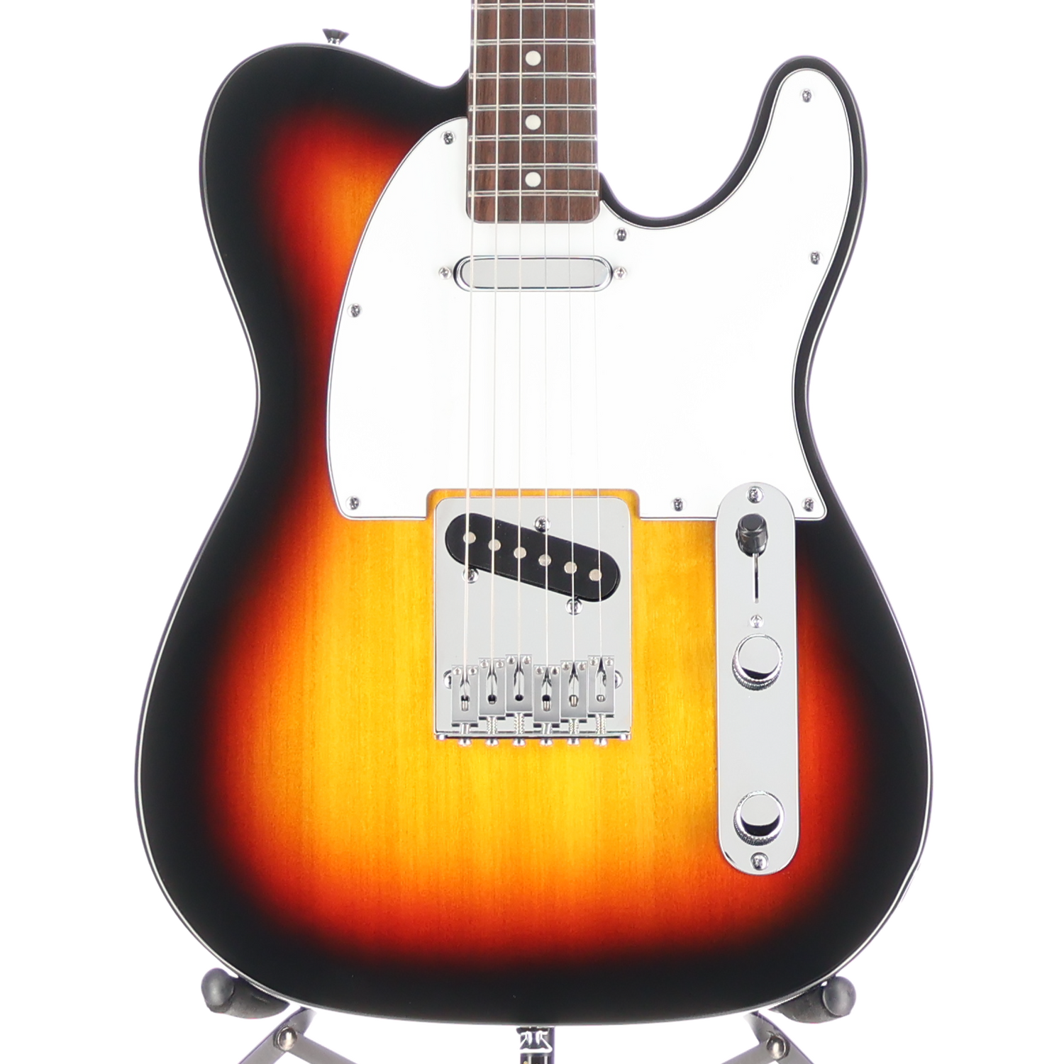 Fender Standard Telecaster, Laurel Fingerboard, White Pickguard, 3-Color Sunburst (SR) (02524)