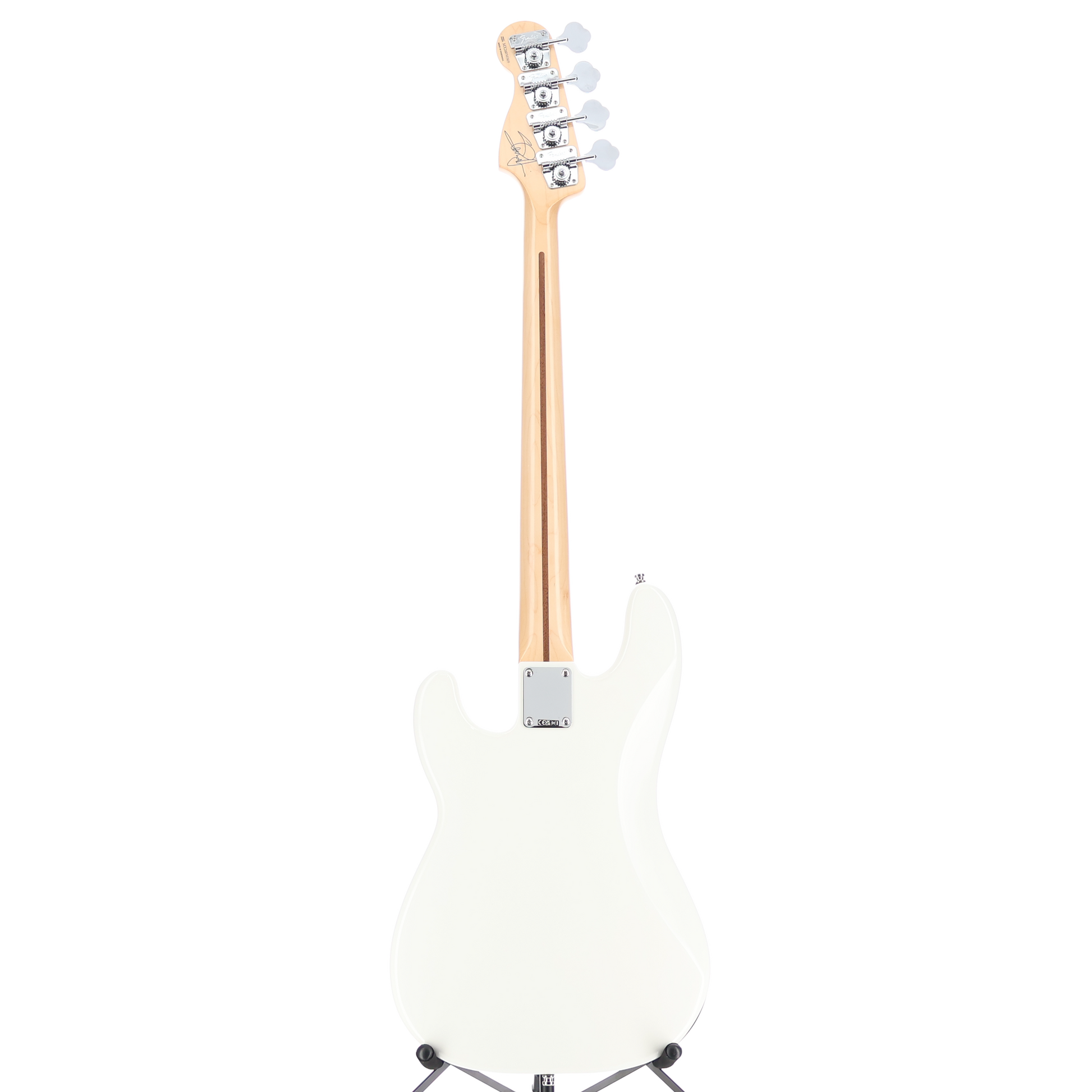 Fender Steve Harris Precision Bass, Maple Fingerboard, Olympic White (BB5) (50369)