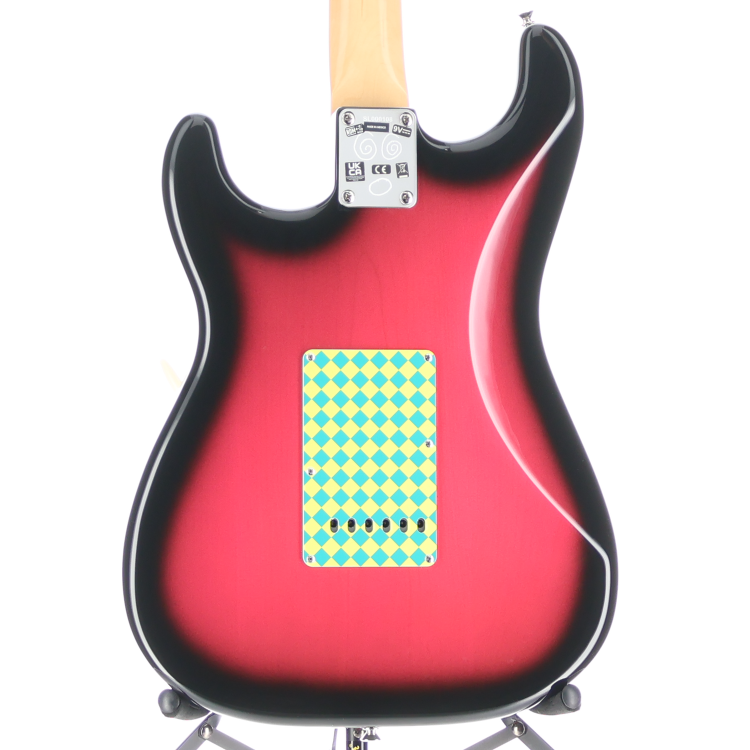 Fender Steve Lacy People Pleaser Stratocaster, Maple Fingerboard, Chaos Burst (H8) (00108)