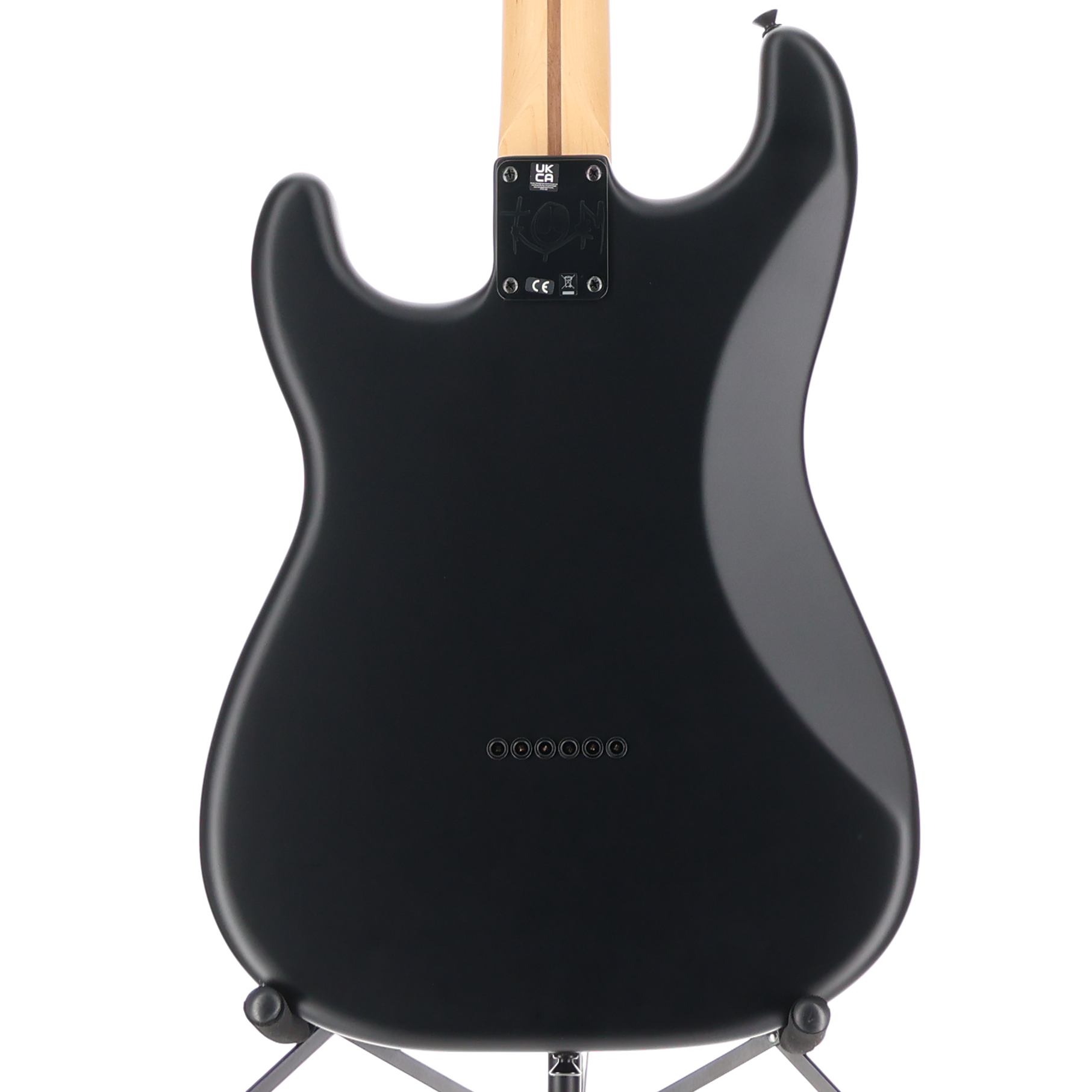 Fender TTS* Limited Edition Tom Delonge Stratocaster, Rosewood Fingerboard, Blackout (RC4) (12674)