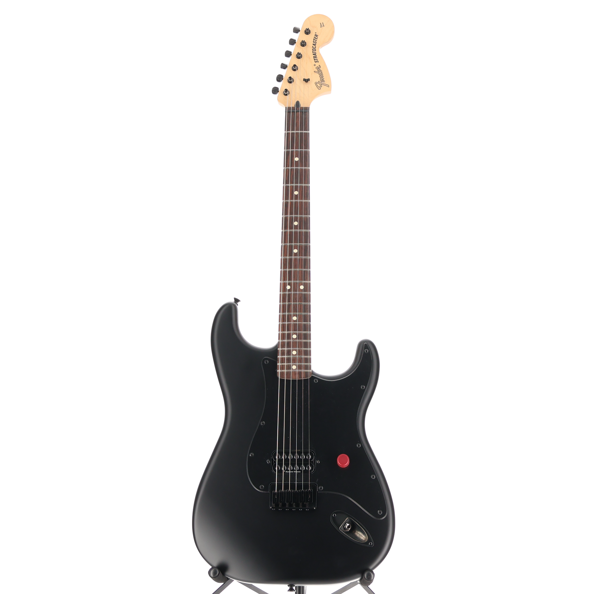 Fender TTS* Limited Edition Tom Delonge Stratocaster, Rosewood Fingerboard, Blackout (RC4) (12674)