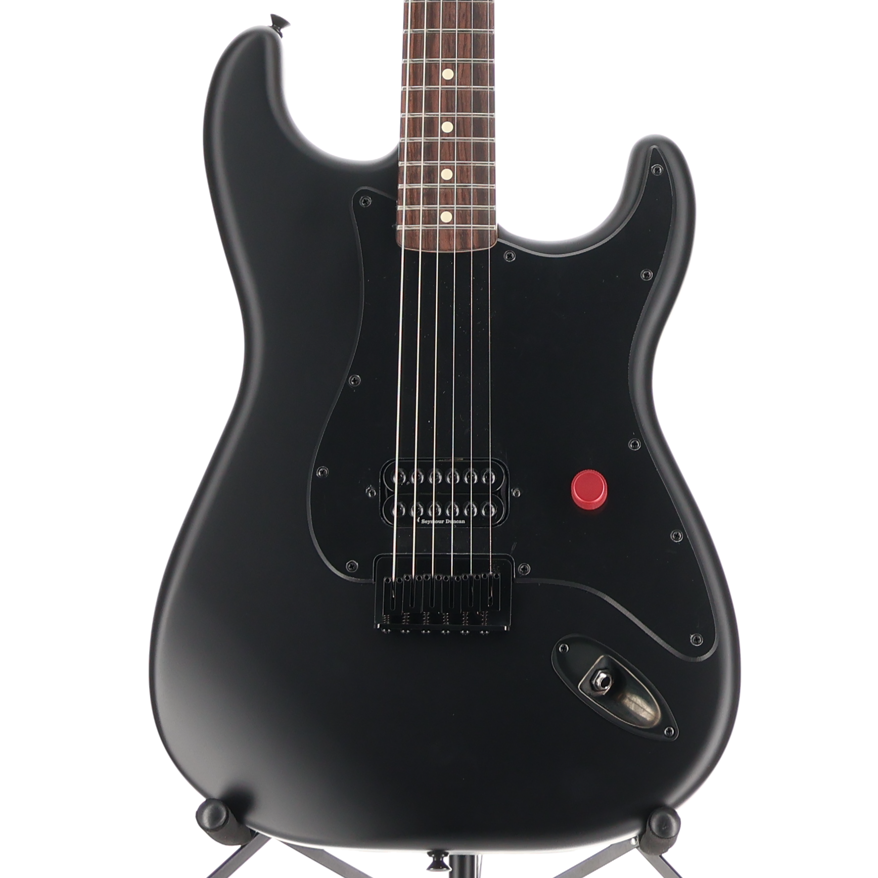 Fender TTS* Limited Edition Tom Delonge Stratocaster, Rosewood Fingerboard, Blackout (RC4) (12674)