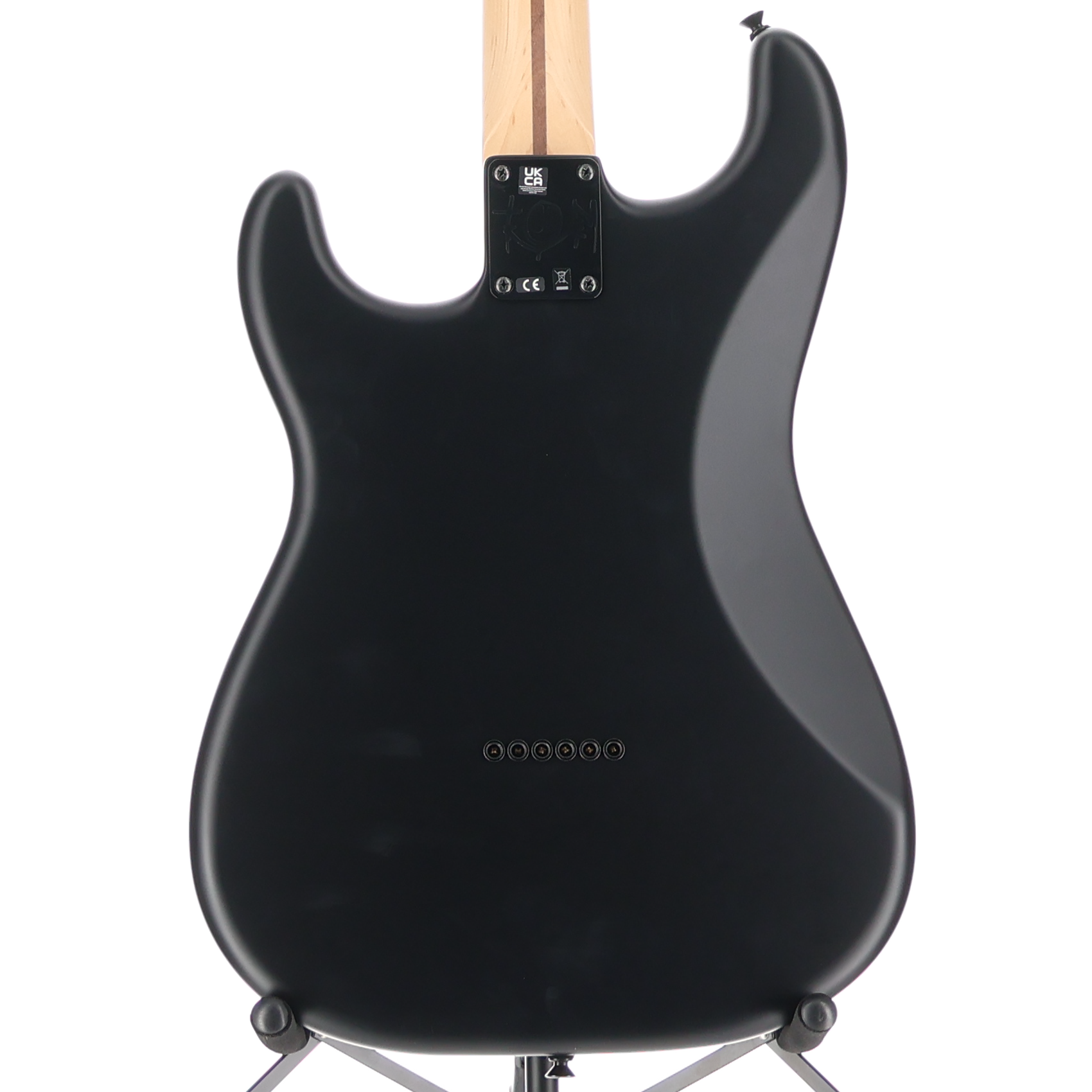 Fender To The Stars Tom Delonge Stratocaster, Black Satin, Plays Great (D8)(24527) (24527)