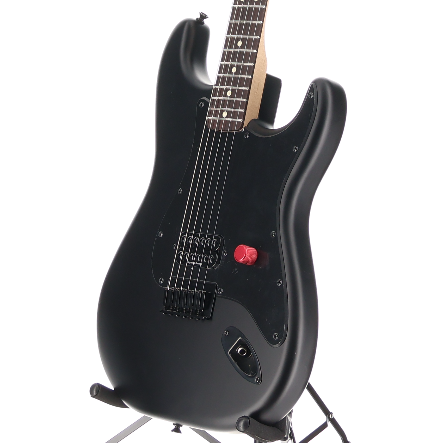Fender To The Stars Tom Delonge Stratocaster, Black Satin, Plays Great (D8)(24527) (24527)
