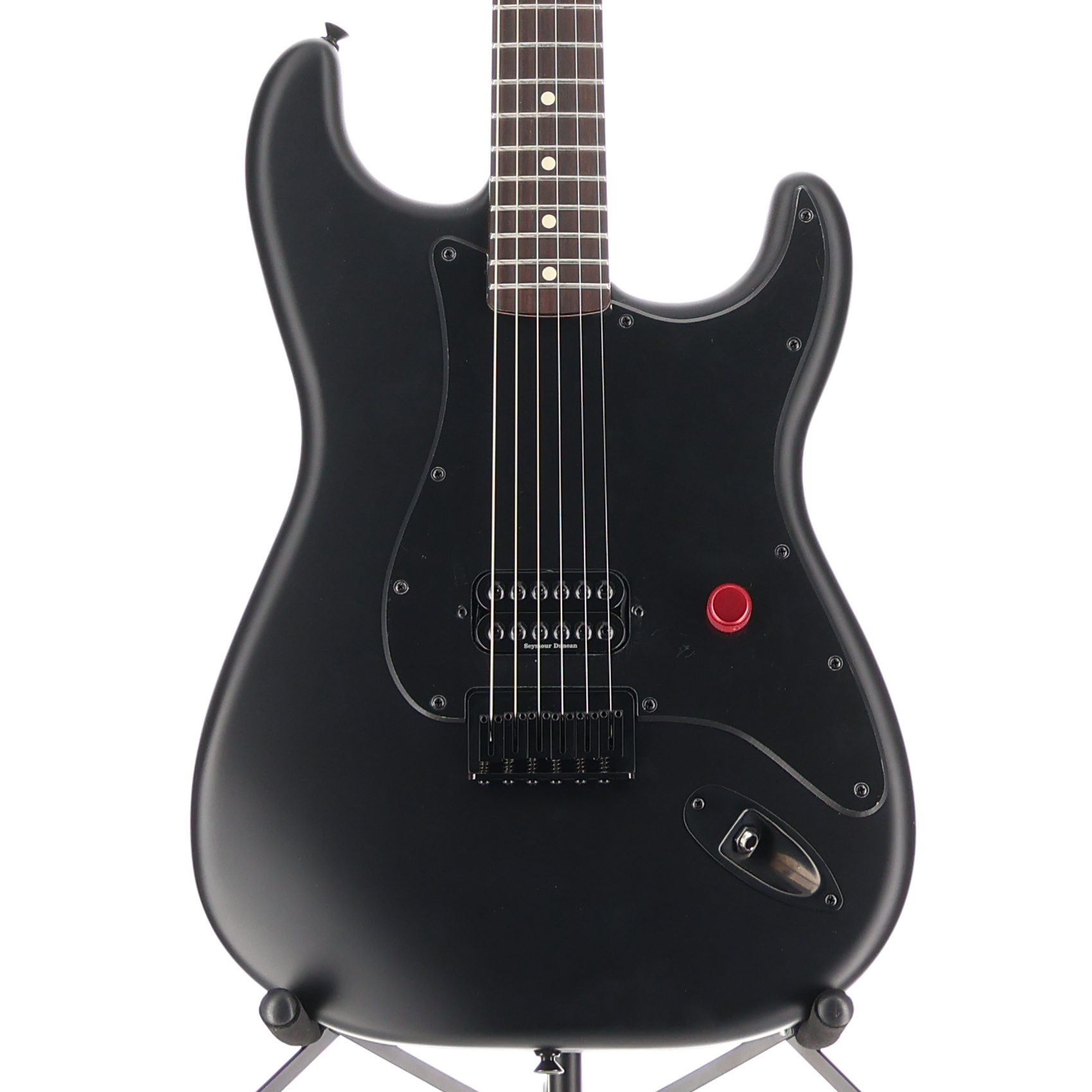 Fender To The Stars Tom Delonge Stratocaster, Black Satin, Plays Great (D8)(24527) (24527)