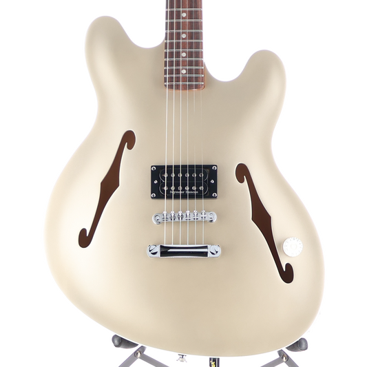 Fender Tom DeLonge Starcaster, Rosewood Fingerboard, Chrome Hardware, Satin Shoreline Gold (RP) (60544)