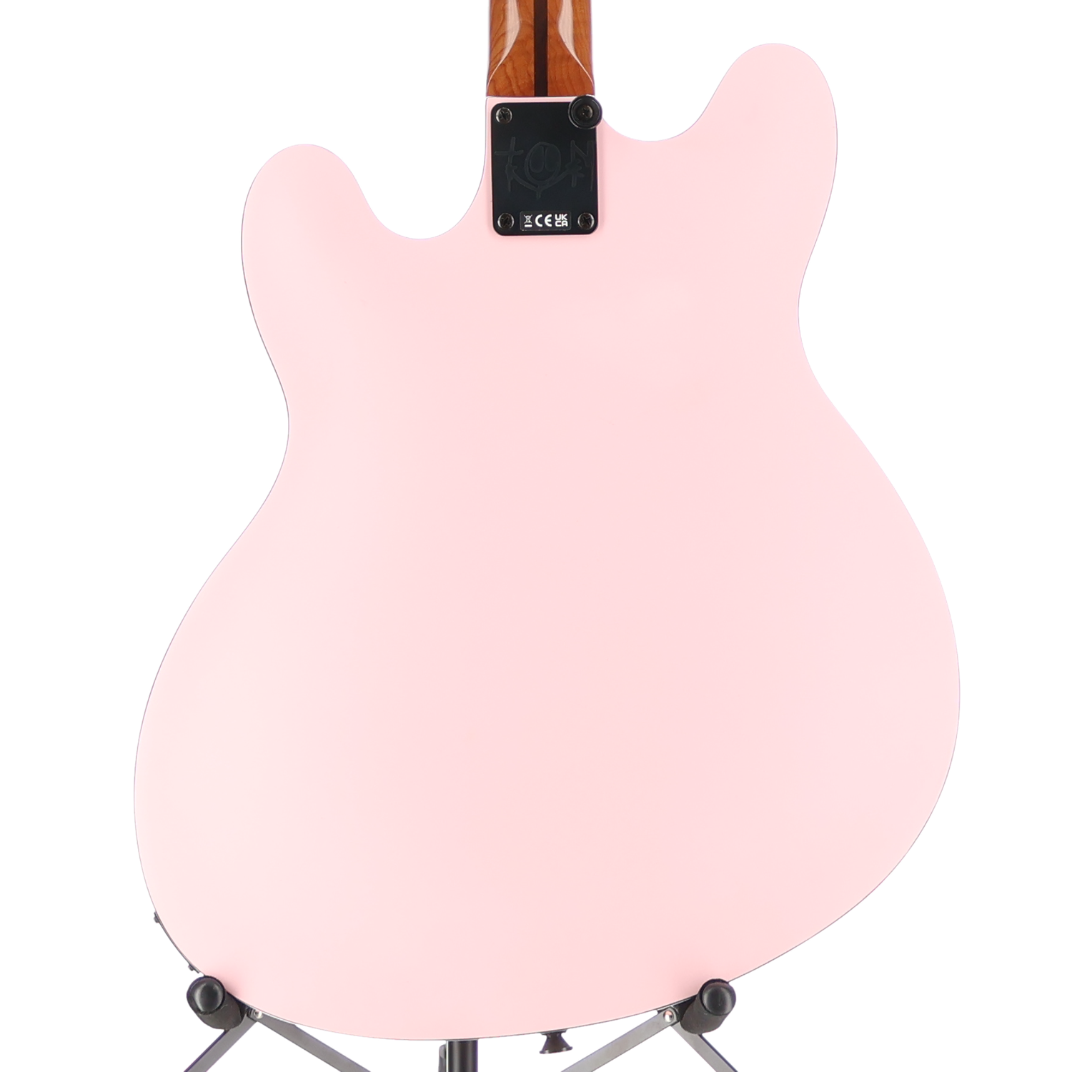 Fender Tom DeLonge Starcaster, Rosewood Fingerboard, Satin Shell Pink, Professional Setup (E10) (00076)