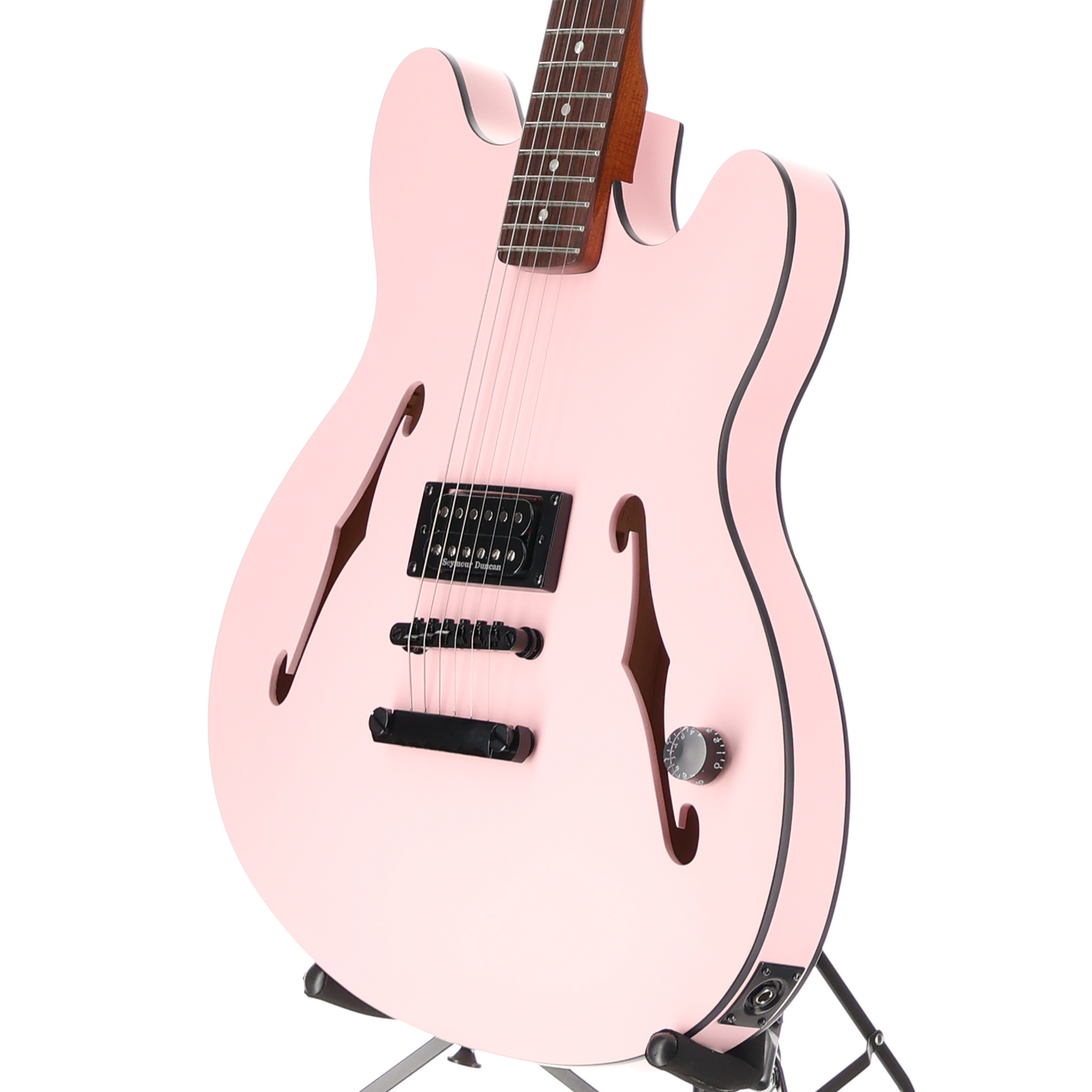 Fender Tom DeLonge Starcaster, Rosewood Fingerboard, Satin Shell Pink, Professional Setup (E10) (00076)