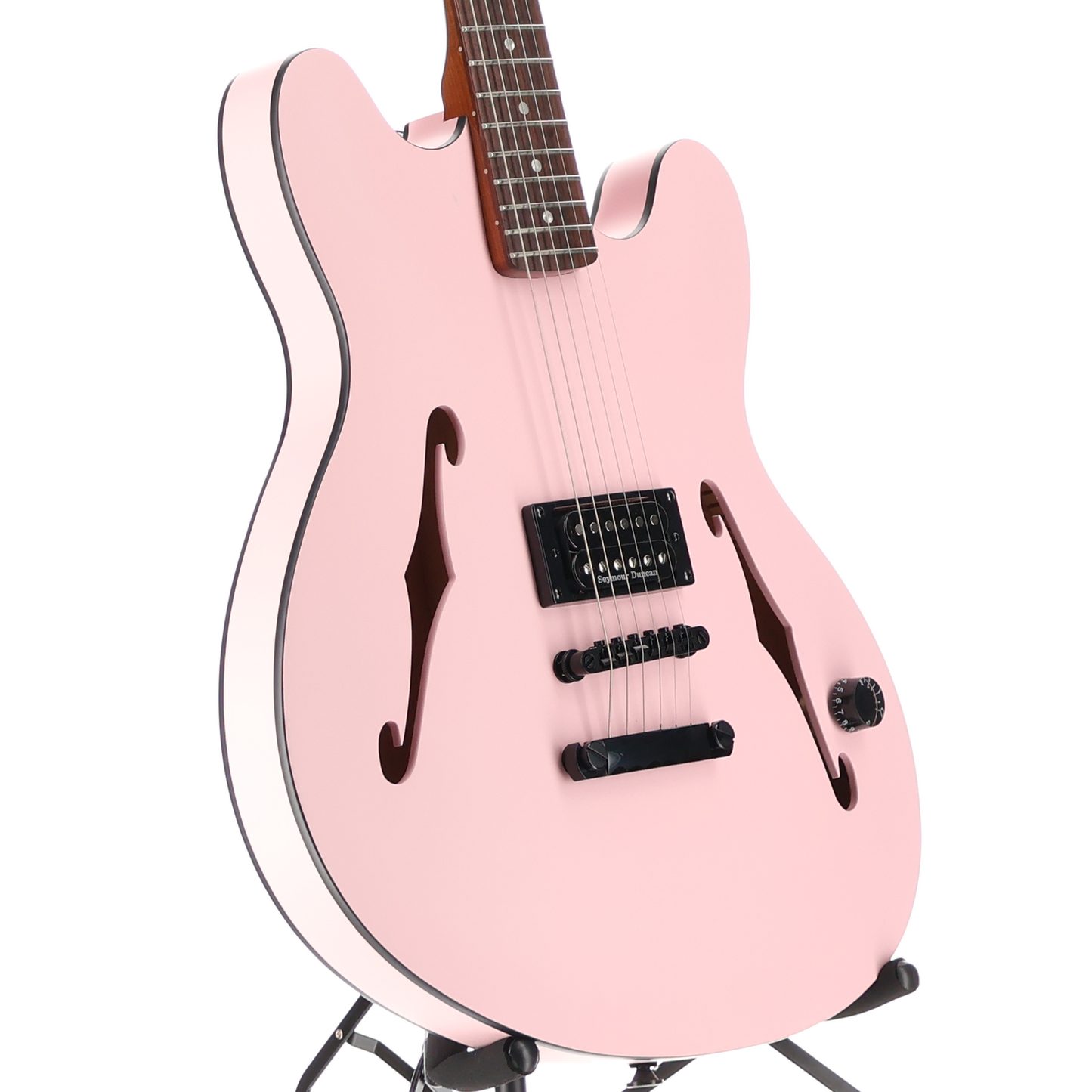 Fender Tom DeLonge Starcaster, Satin Shell Pink, Professional Setup (SR) (01486)