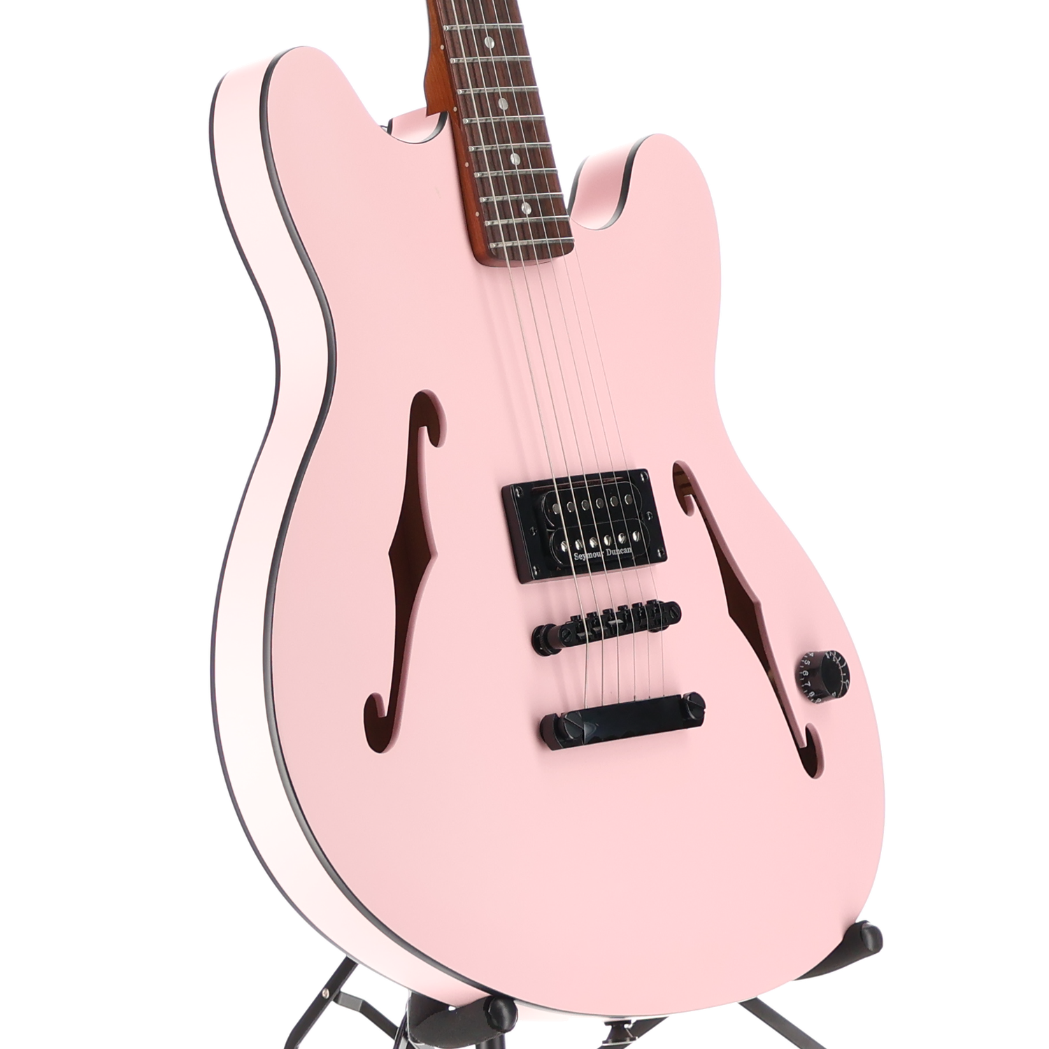 Fender Tom DeLonge Starcaster, Satin Shell Pink, Professional Setup (SR) (01486)