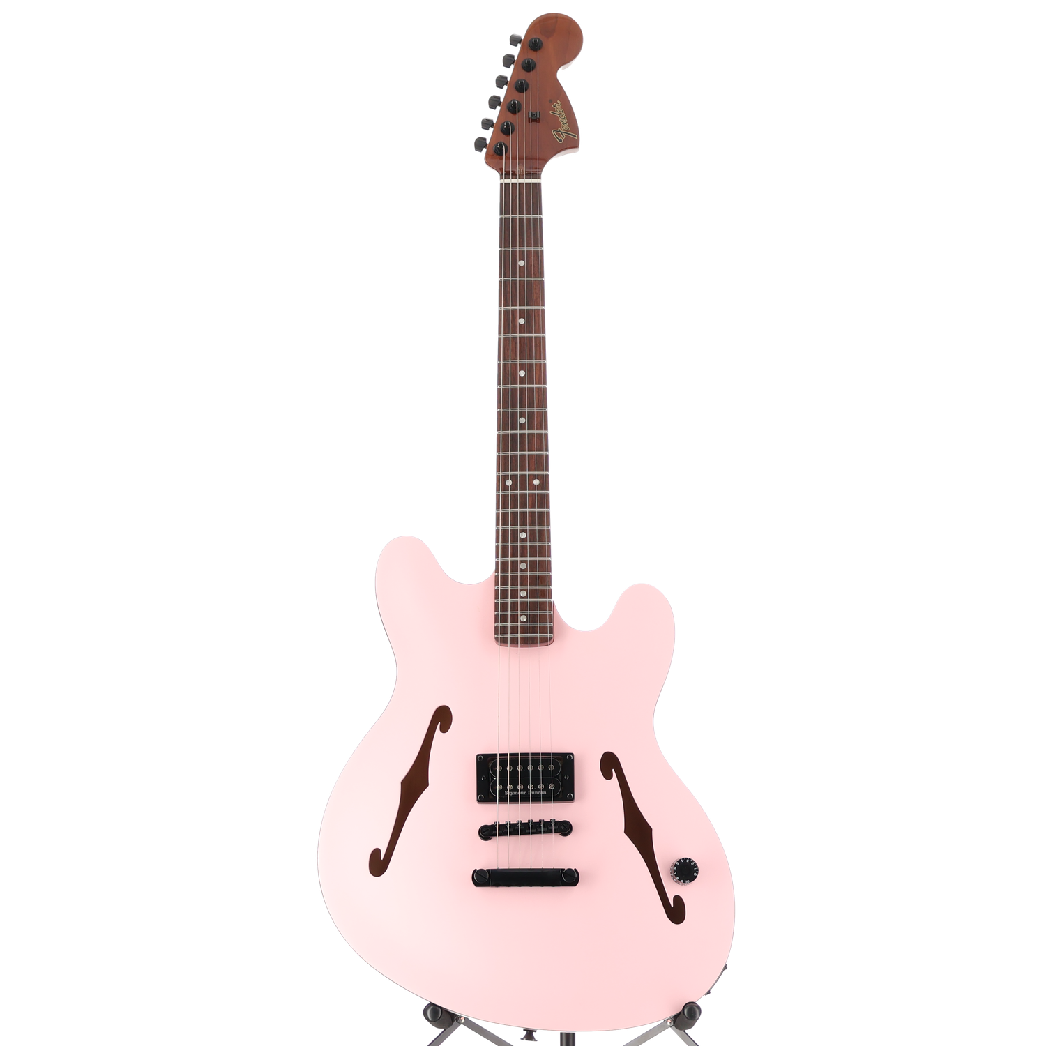 Fender Tom DeLonge Starcaster, Satin Shell Pink, Professional Setup (SR) (01486)