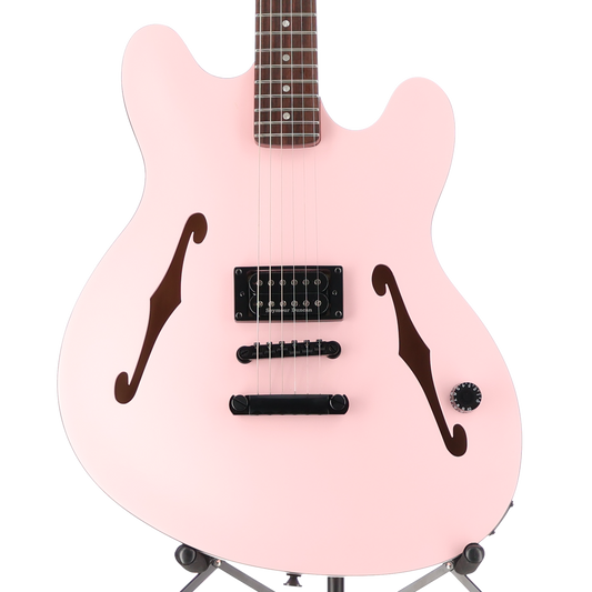 Fender Tom DeLonge Starcaster, Satin Shell Pink, Professional Setup (SR) (01486)