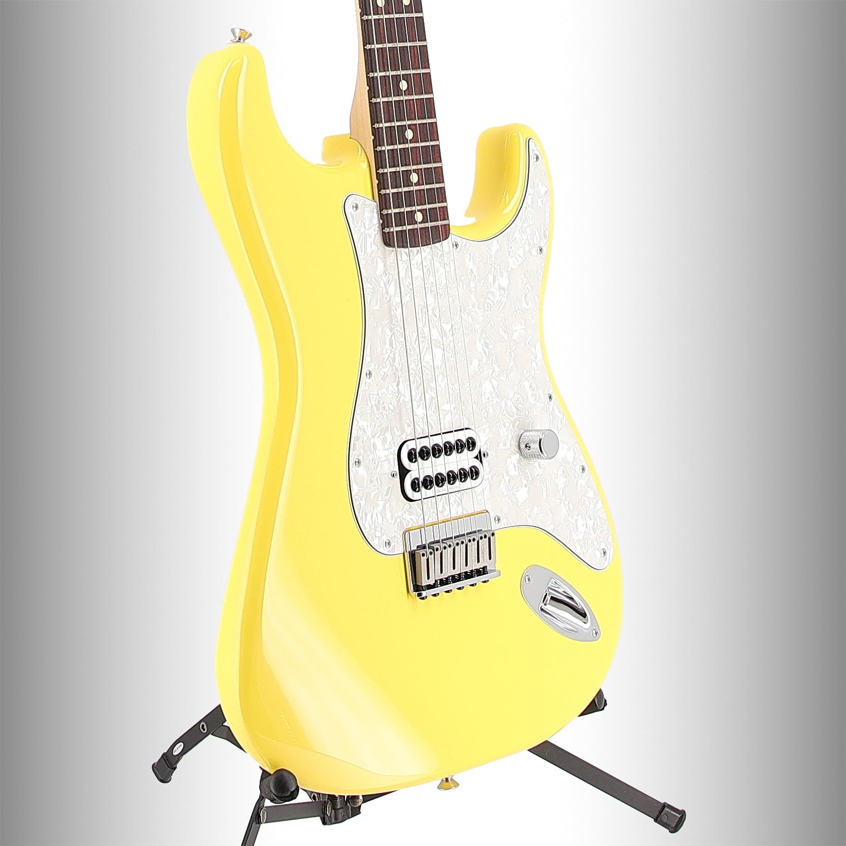 Fender Tom DeLonge Stratocaster, Rosewood Fingerboard, Graffiti Yellow (ED2) (45092)