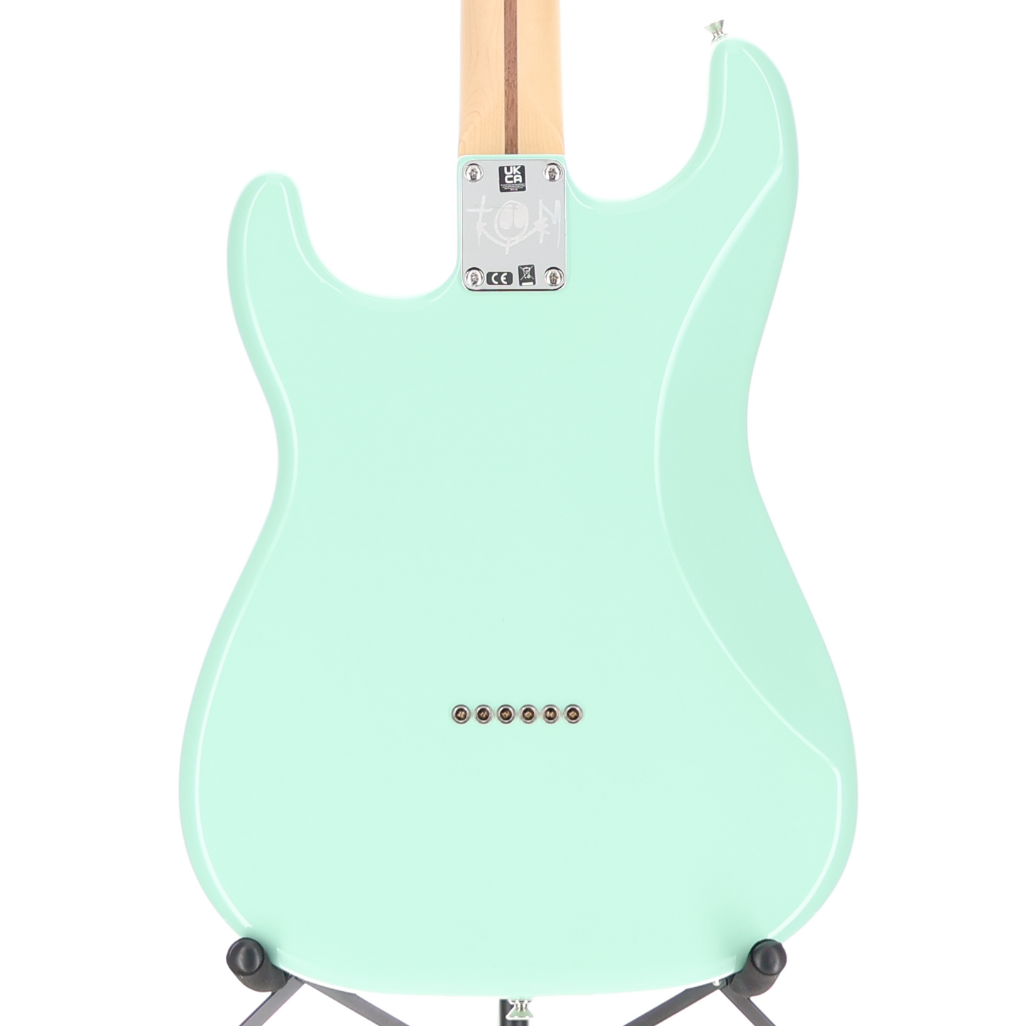 Fender Tom DeLonge Stratocaster, Rosewood Fingerboard, Surf Green (E2) (54714)