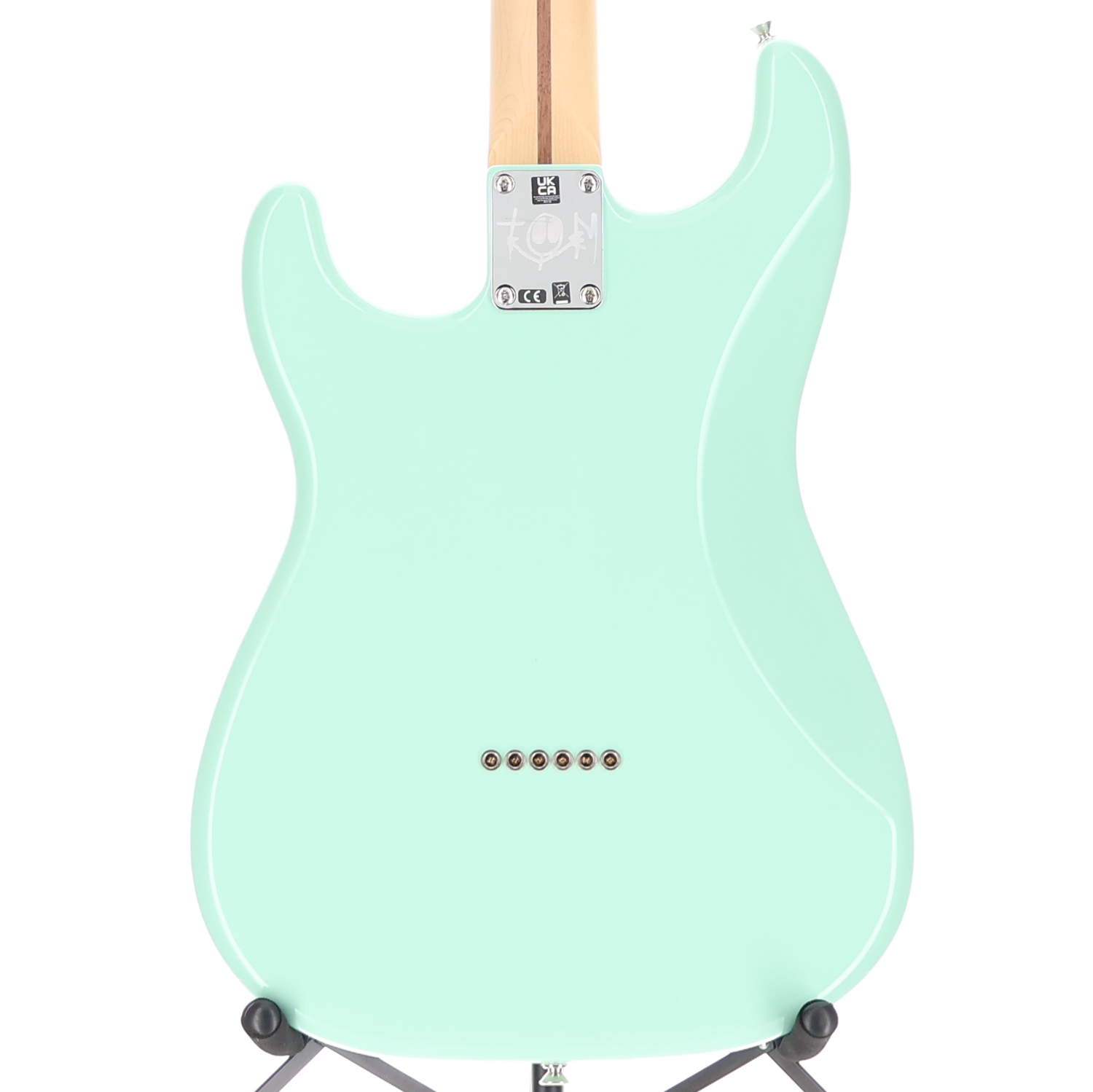 Fender Tom DeLonge Stratocaster, Surf Green, Performance Ready (E2) (54714)