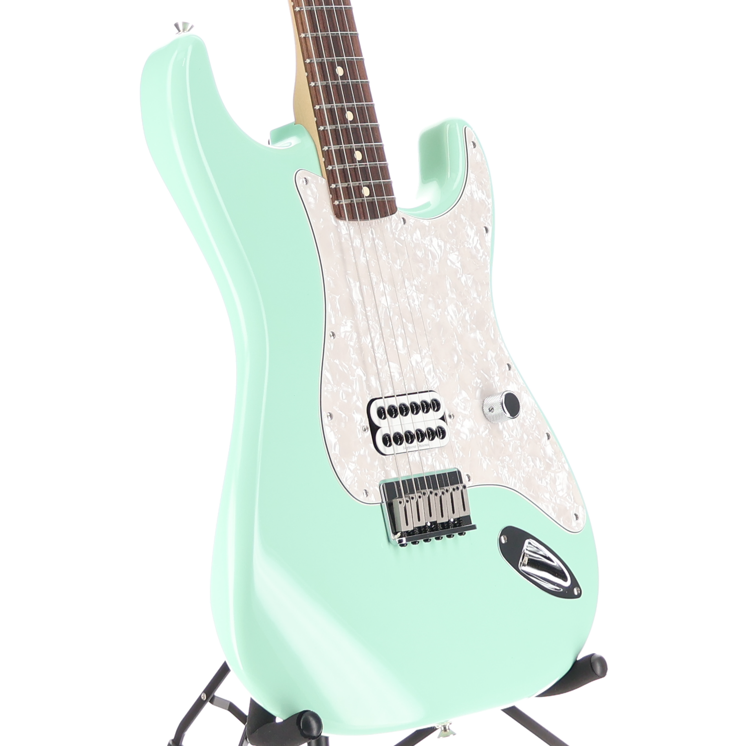 Fender Tom DeLonge Stratocaster, Surf Green, Performance Ready (E2) (54714)