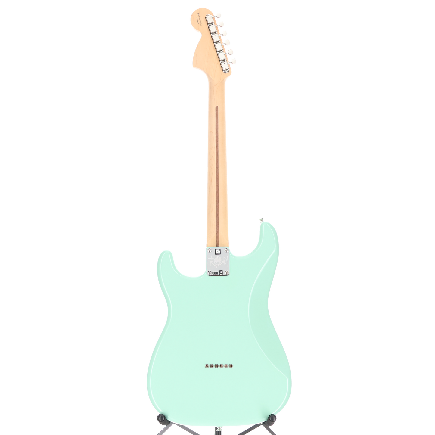 Fender Tom DeLonge Stratocaster, Surf Green, Performance Ready (E2) (54714)
