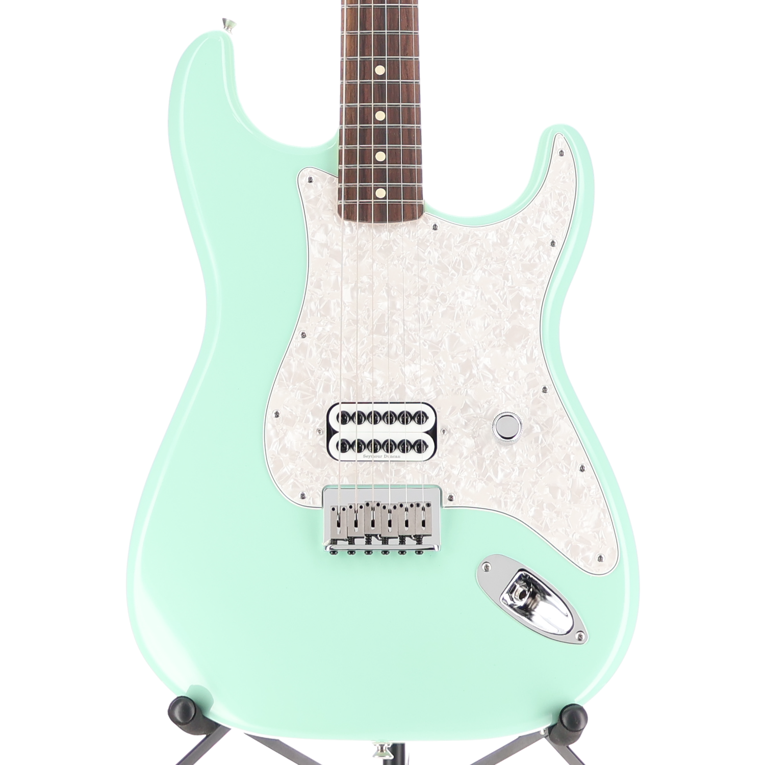Fender Tom DeLonge Stratocaster, Surf Green, Performance Ready (E2) (54714)