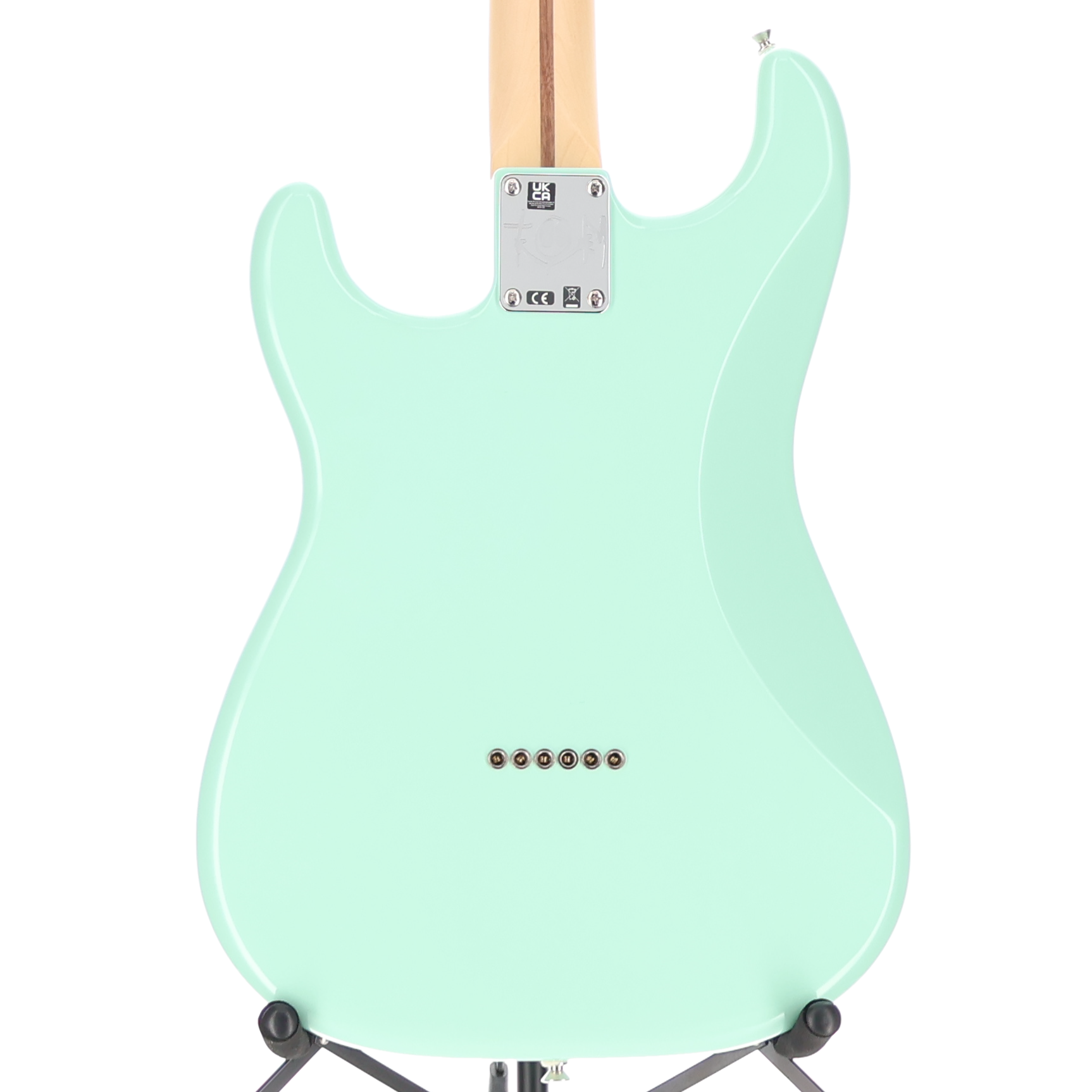 Fender Tom DeLonge Stratocaster, Surf Green, Professional Setup (K13) (05342)