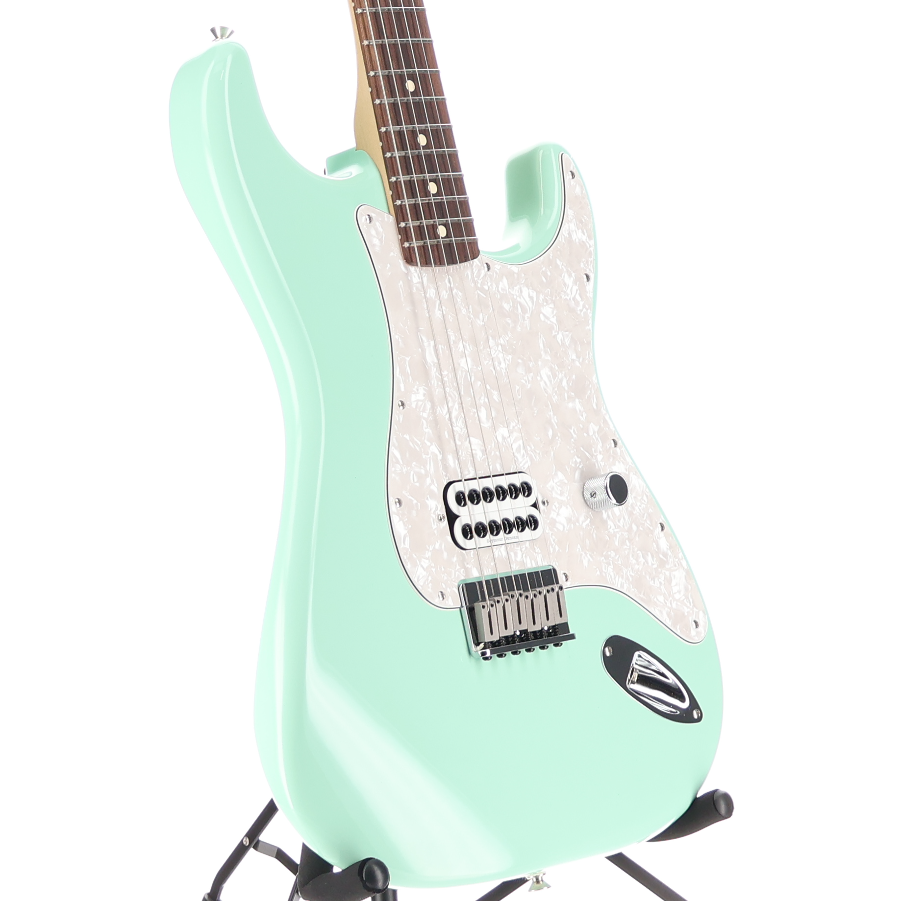 Fender Tom DeLonge Stratocaster, Surf Green, Professional Setup (K13) (05342)
