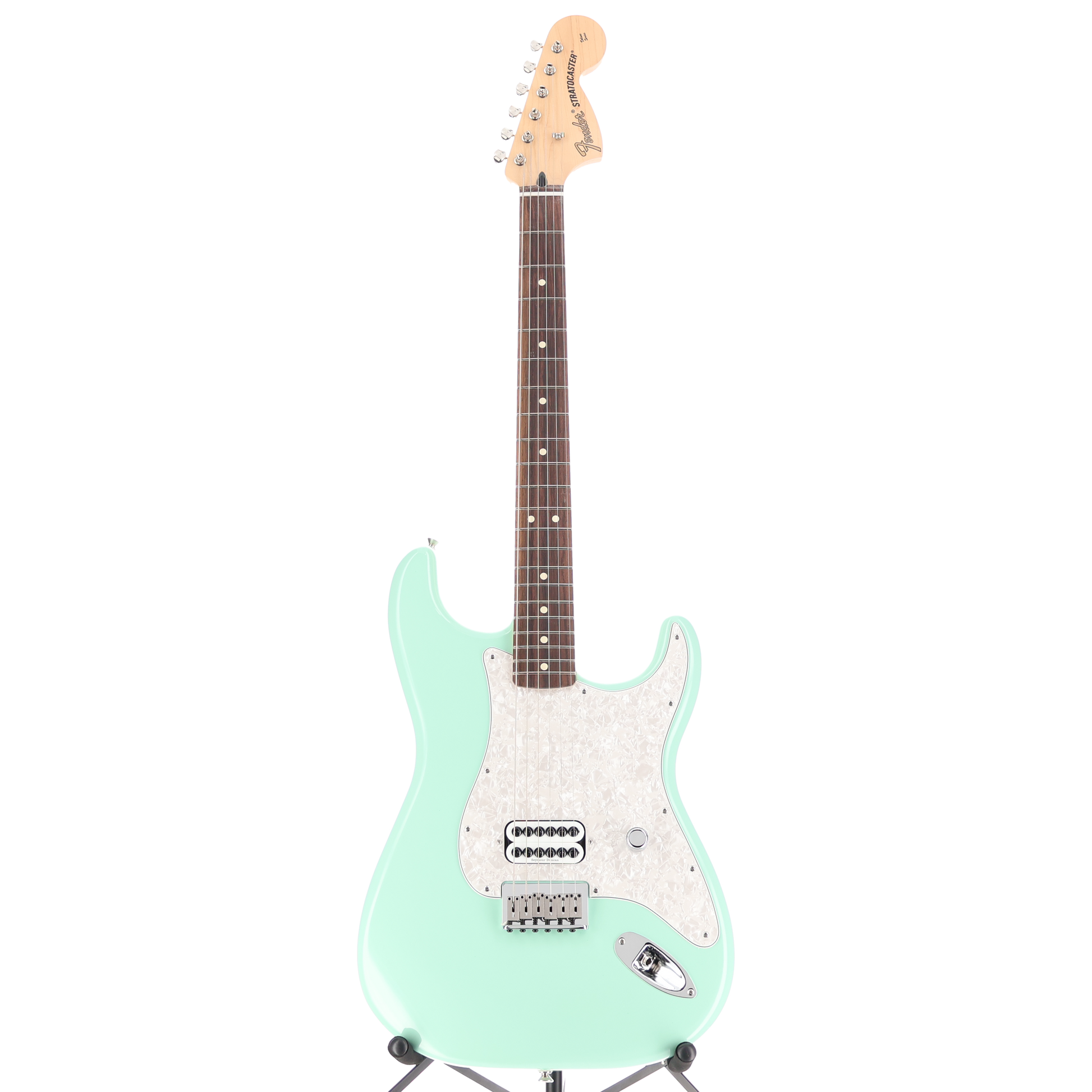 Fender Tom DeLonge Stratocaster, Surf Green, Professional Setup (K13) (05342)