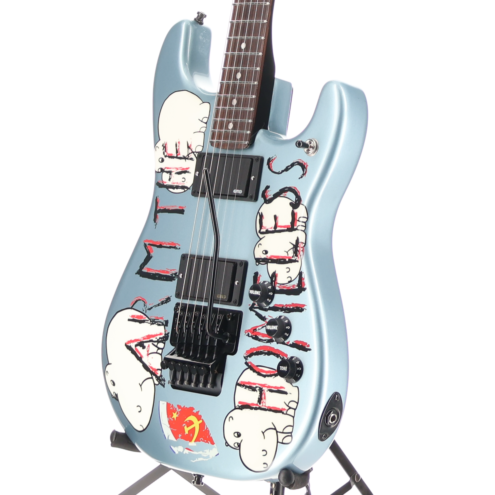 Fender Tom Morello "Arm The Homeless", Rosewood Fingerboard, Blue Ice Metallic (BB12) (01269)