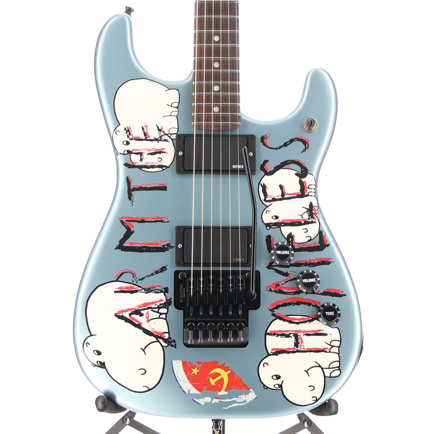 Fender Tom Morello "Arm The Homeless", Rosewood Fingerboard, Blue Ice Metallic (BB12) (01269)