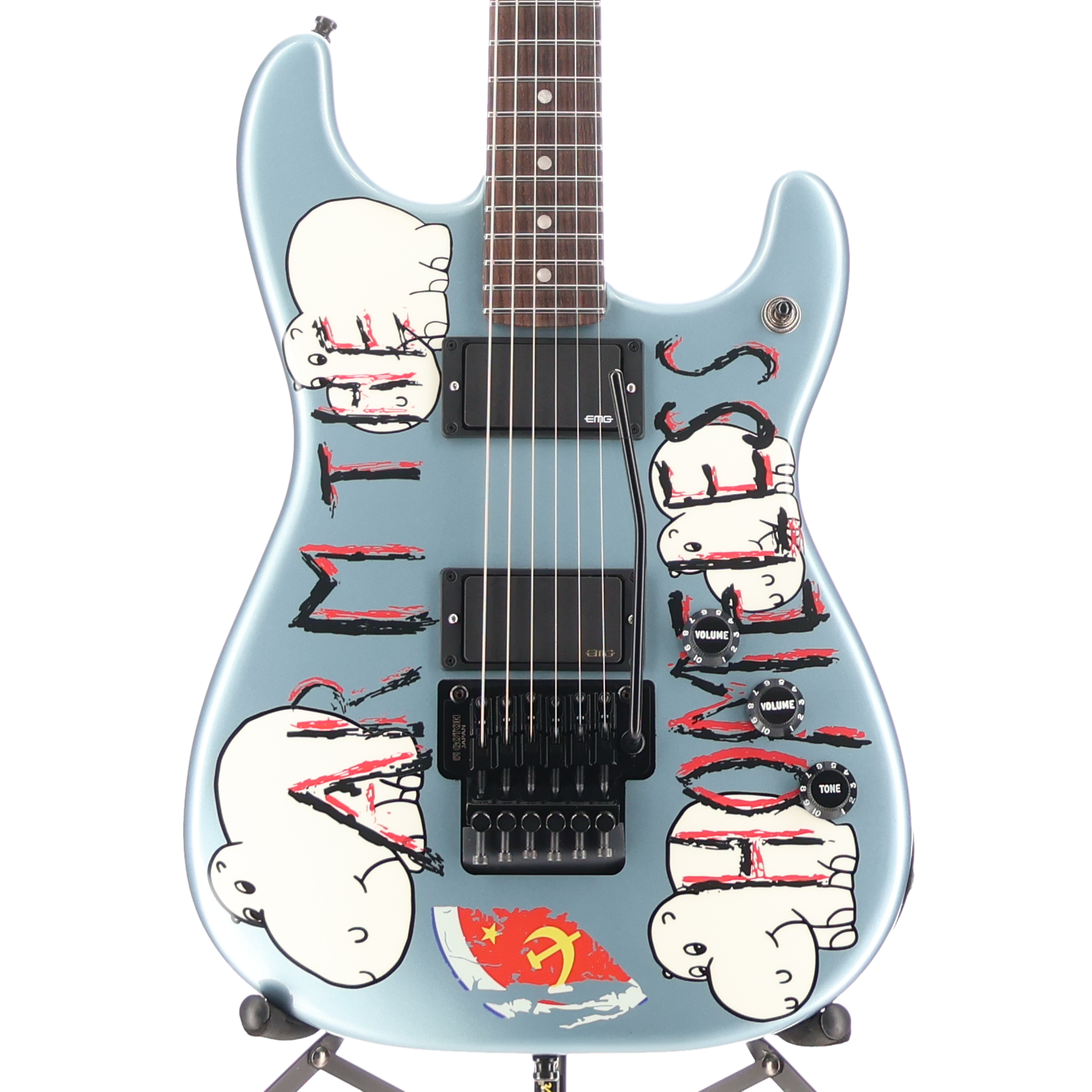 Fender Tom Morello "Arm The Homeless", Rosewood Fingerboard, Blue Ice Metallic (BB12) (01269)