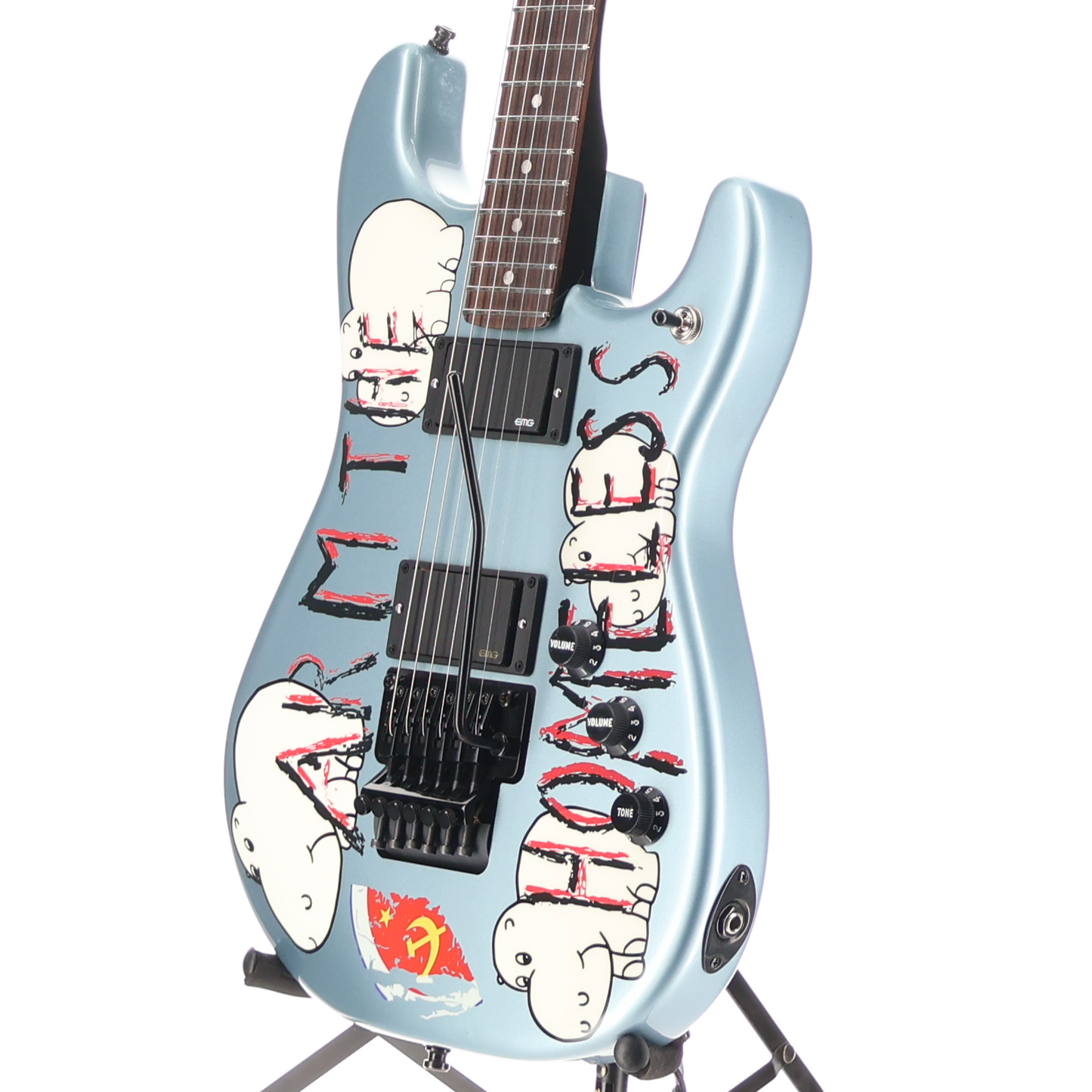 Fender Tom Morello "Arm The Homeless", Rosewood Fingerboard, Blue Ice Metallic (BB9) (01349)