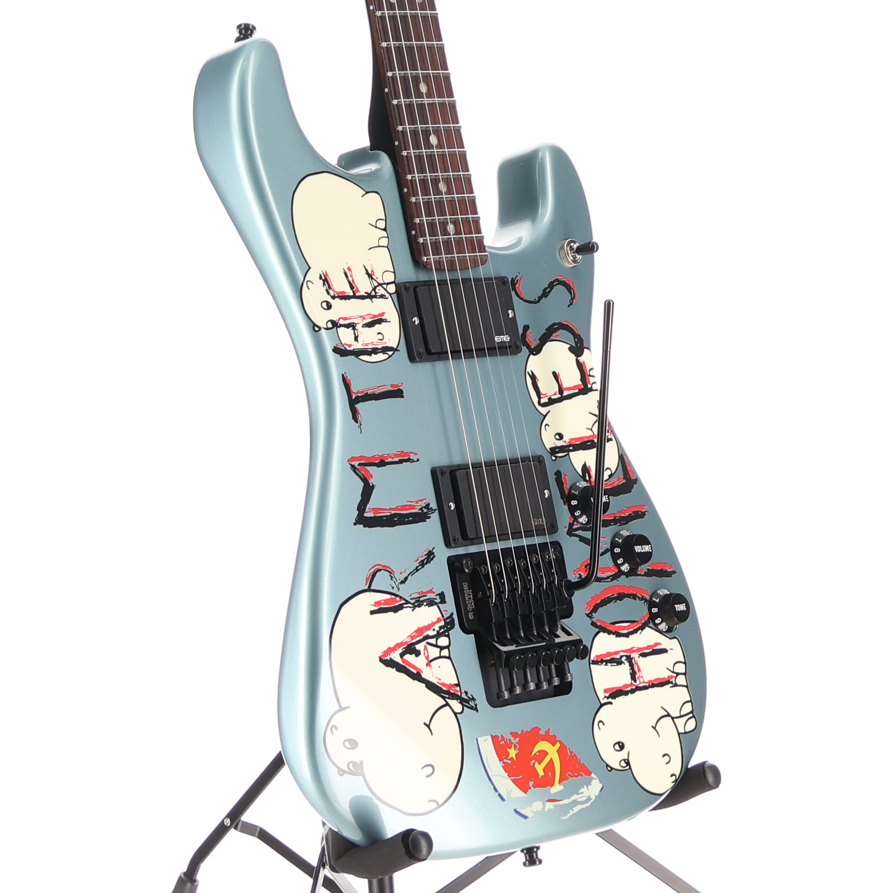 Fender Tom Morello "Arm The Homeless", Rosewood Fingerboard, Blue Ice Metallic (F8) (00098)
